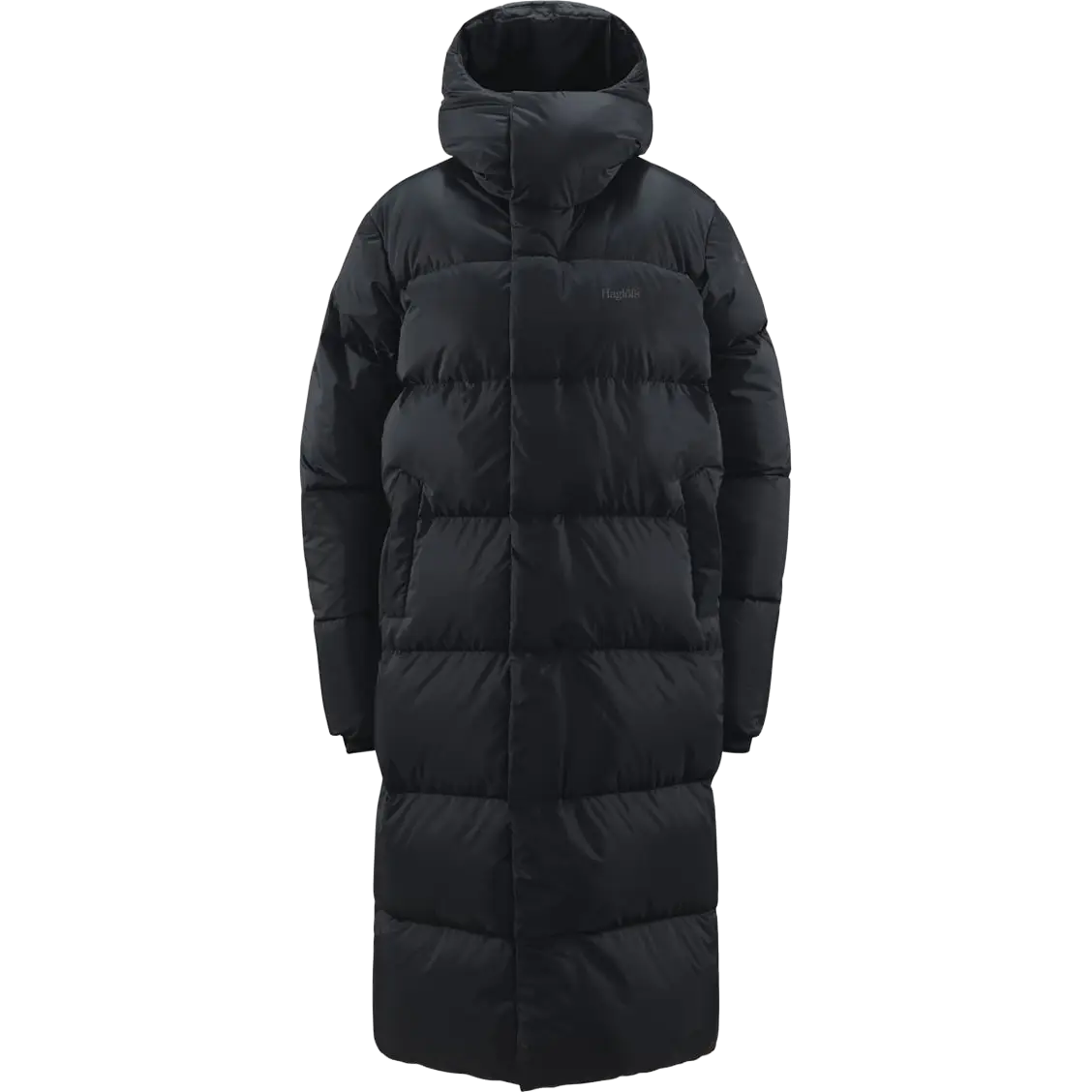Haglöfs Long Down II Parka Women dunjakke - True Black C - M - Vinterjakker