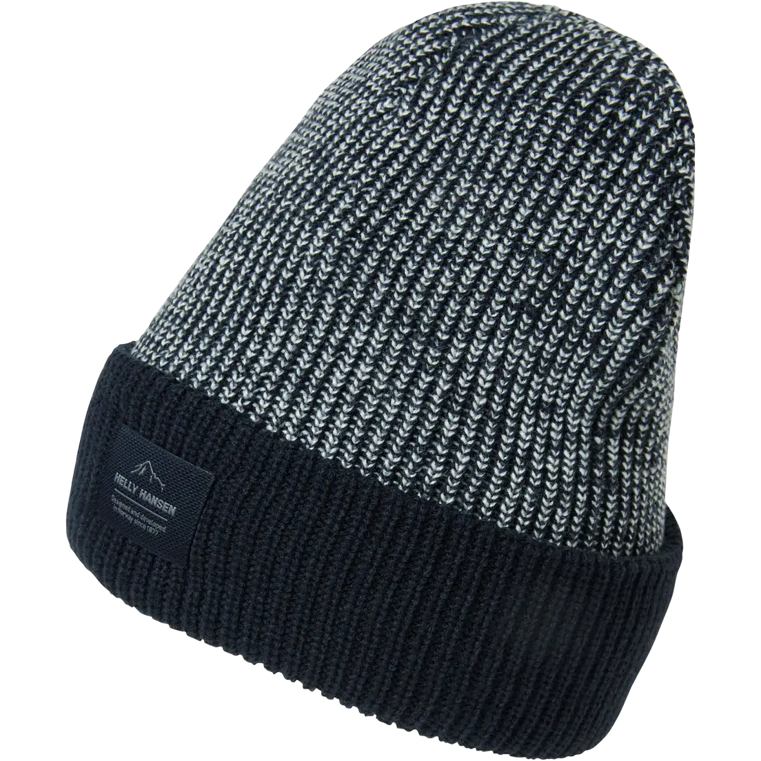Helly Hansen Logo Cuff Beanie strikhue - Navy - One size - Huer