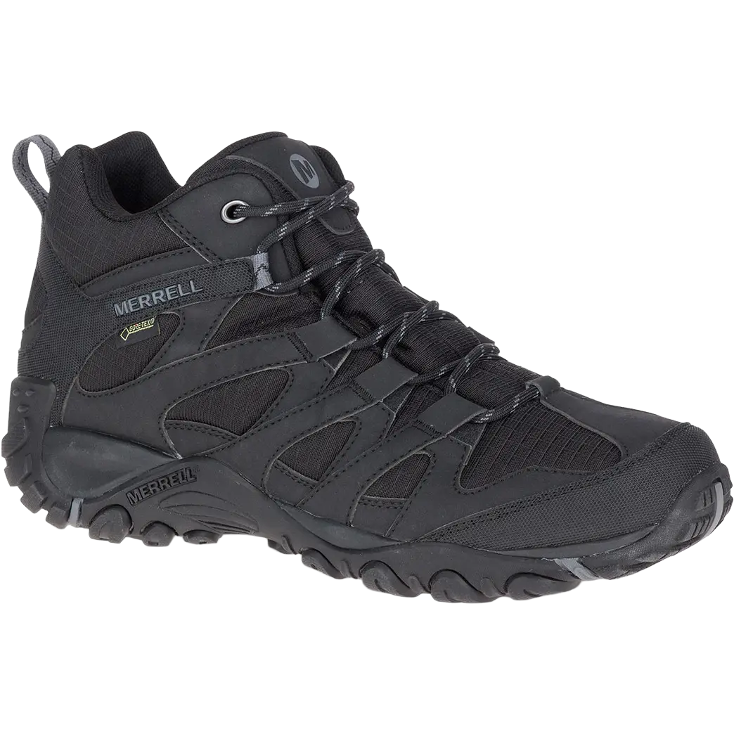 Merrell Claypool Sport Mid GTX Men herrestøvle - Black/Rock - 43 - Vandrestøvler