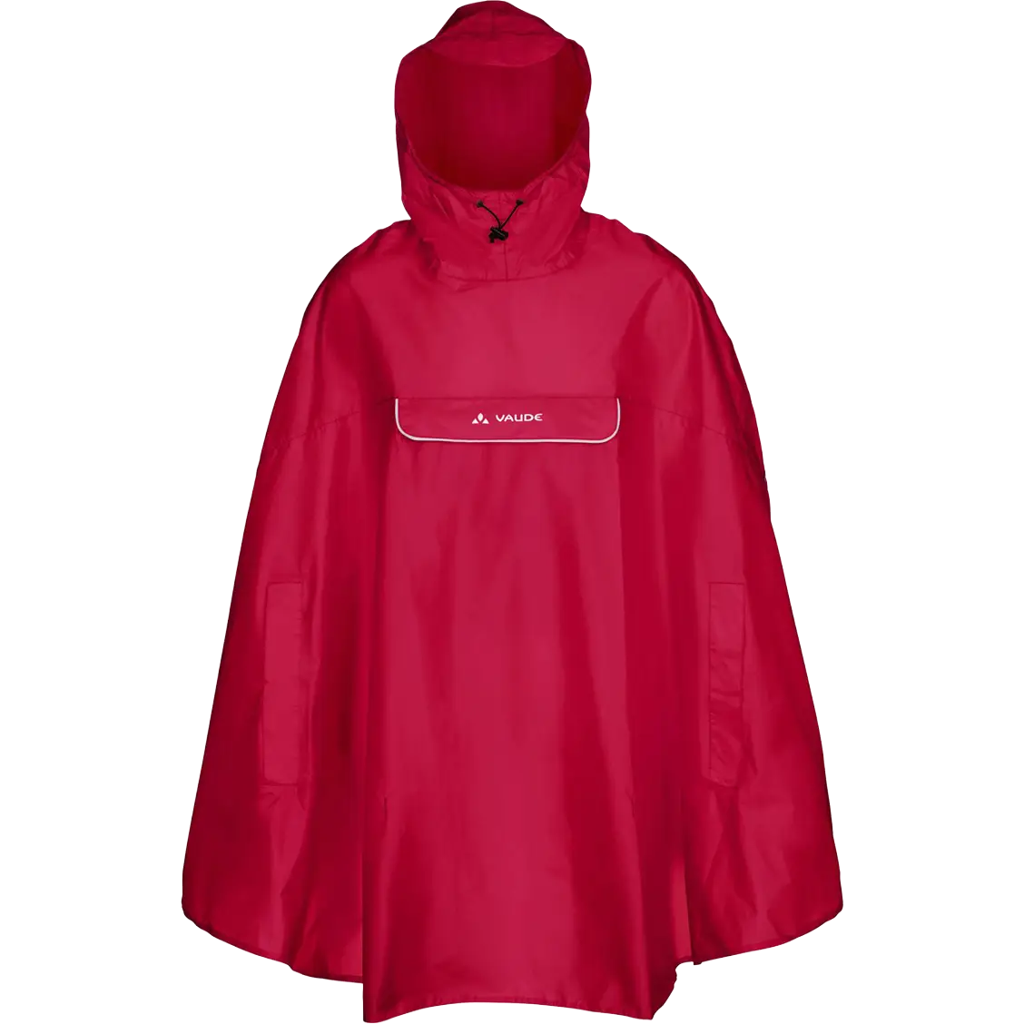 Vaude Valdipino Poncho regnslag - Red Uni - XL - Regnslag og ponchoer