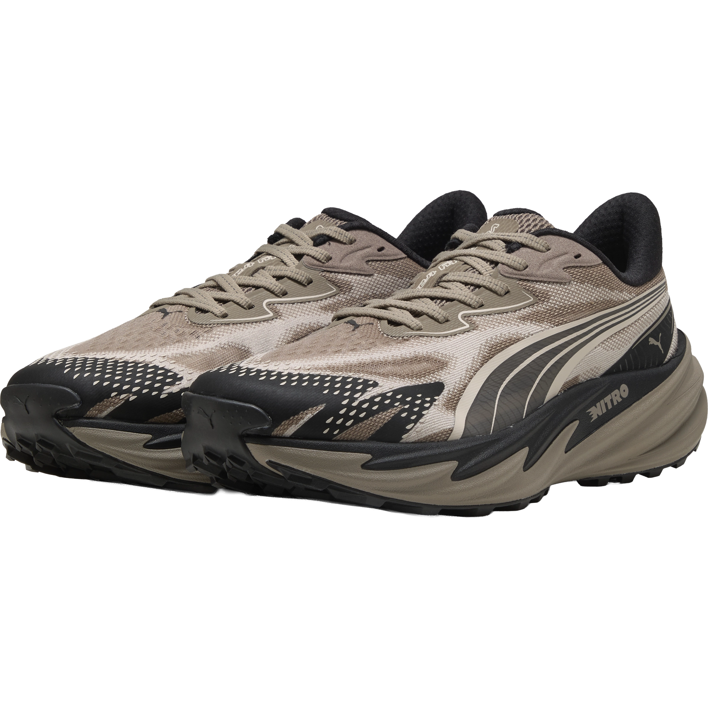 Puma Velocity Nitro Trail Men - Mouse Gray - 42,5 - Trailsko