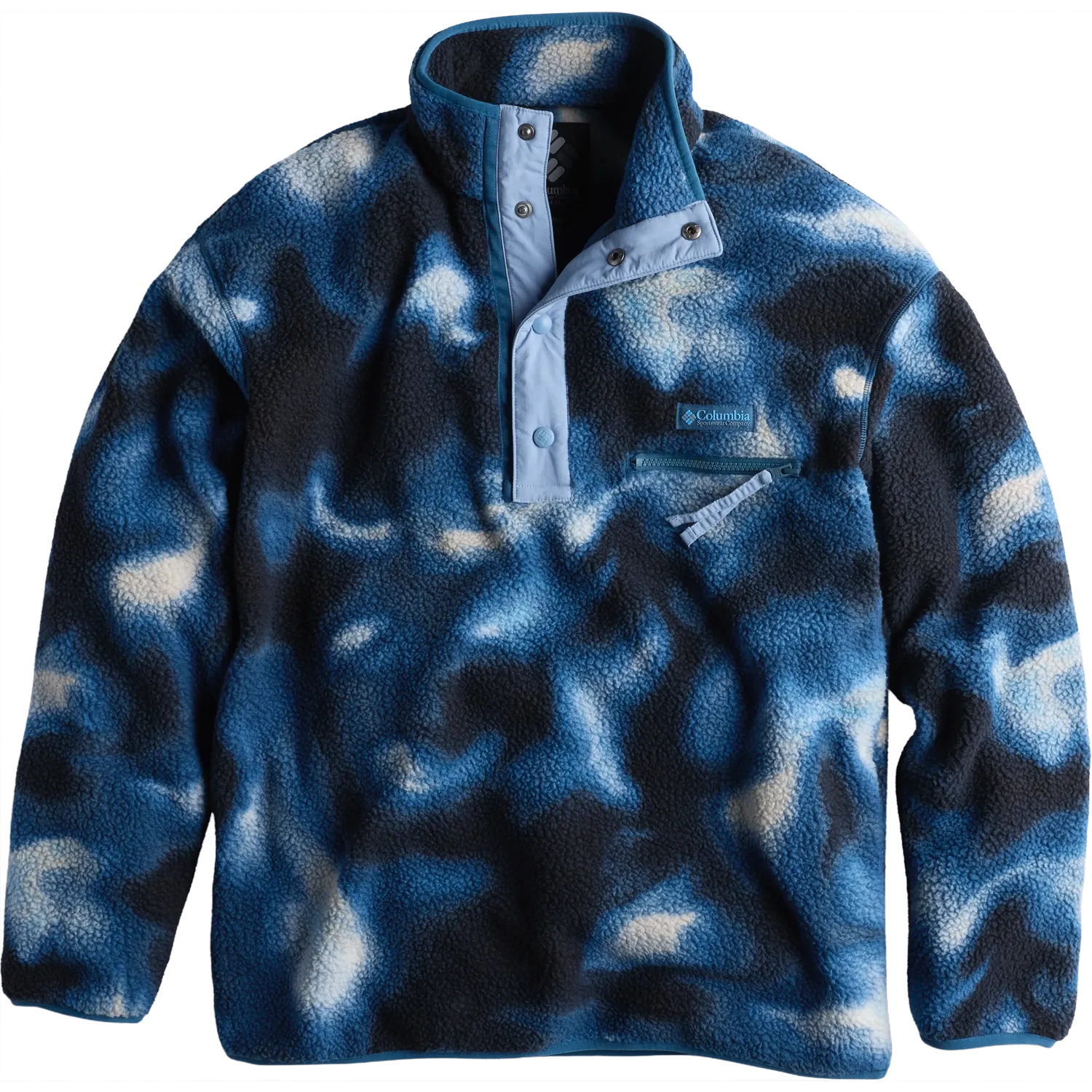 Helvetia II Printed Half Snap Fleece Men