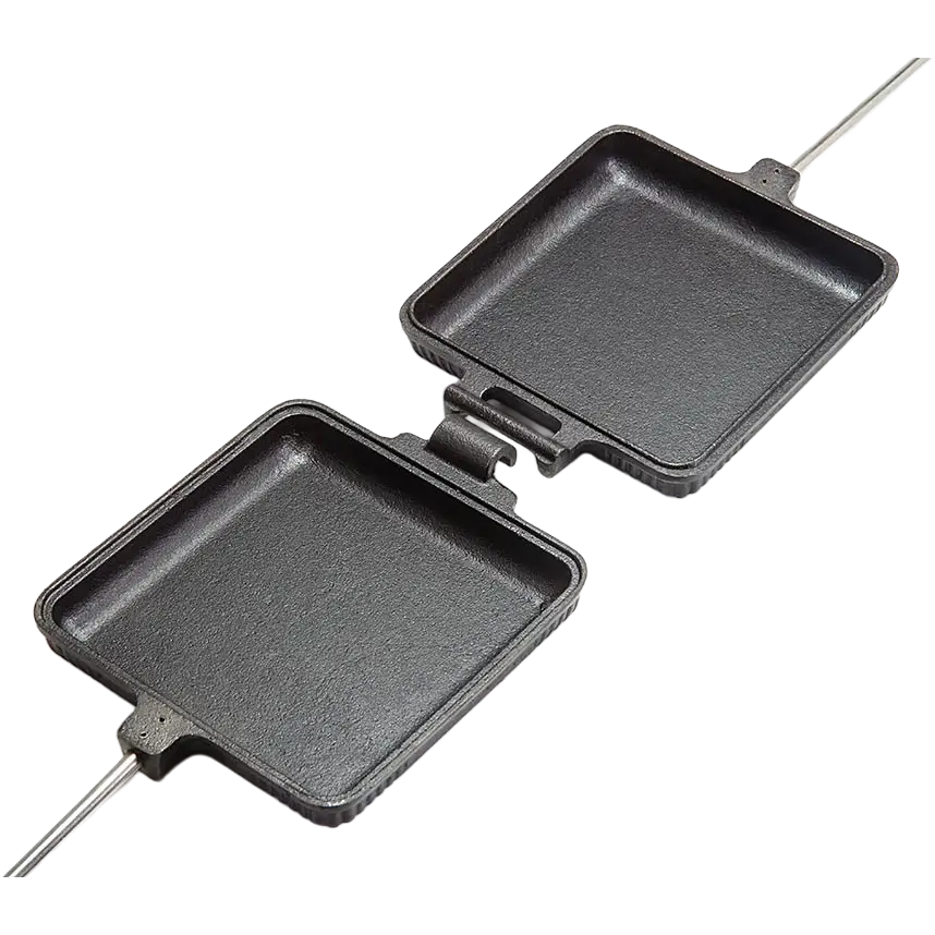Petromax Sandwich Iron toast-jern - Sort - One size - Udstyr til bål