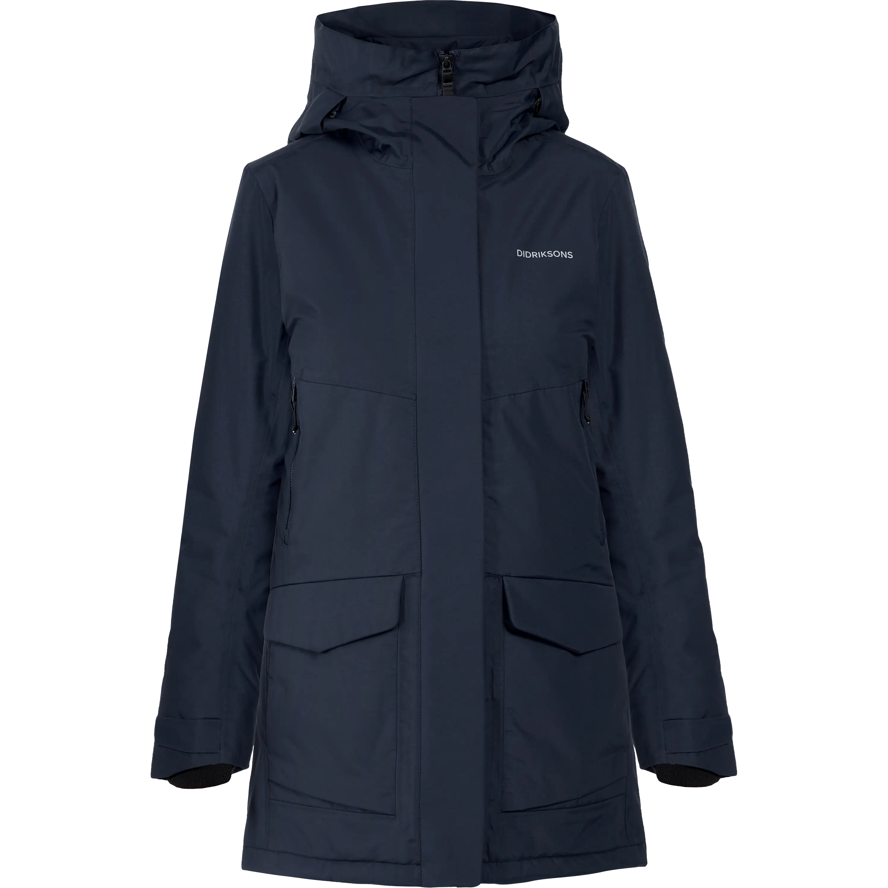 Didriksons Frida Parka 7 Women vinterjakke - Dark Night Blue - 34 - Vinterjakker