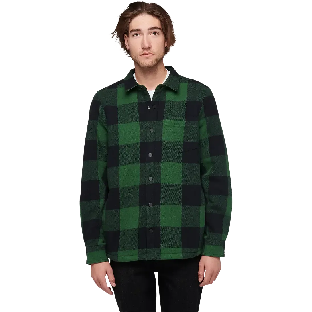 Project Lined Flannel Men skjorta