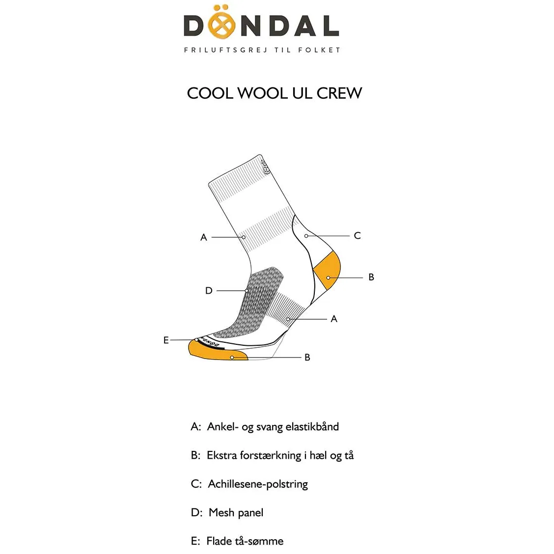 Cool Wool Crew uldsokker