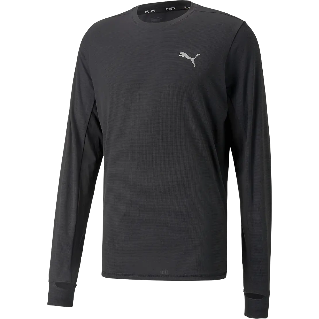 Puma Run Favorite LS Tee Men - Puma Black - XXL - Langærmet T-shirts