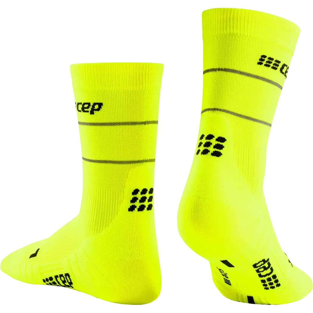 Reflective Mid Cut Socks Women