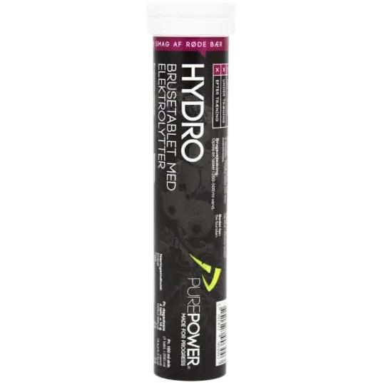PurePower Hydro bærsmag Elektrolytter 20X4 gr - One size - Mad og drikke