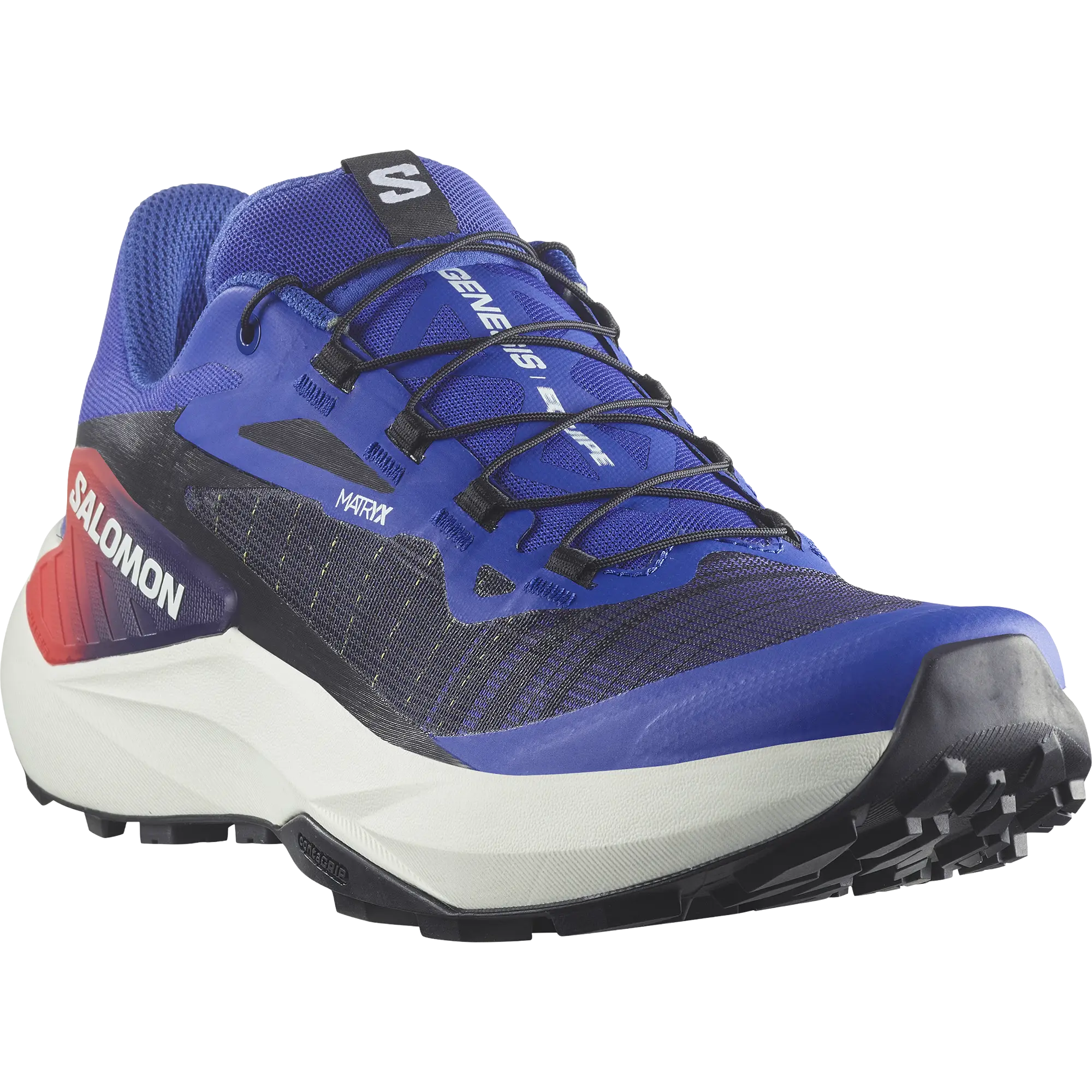 Salomon Genesis Equipe - Surf The Web/Fird/Wht - UK 5/EU 38 - Trailsko