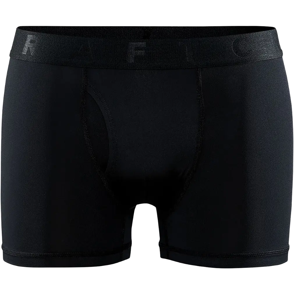 Craft Core Dry Boxer 3-Inch Men - Black - 5/Medium - Løbeundertøj