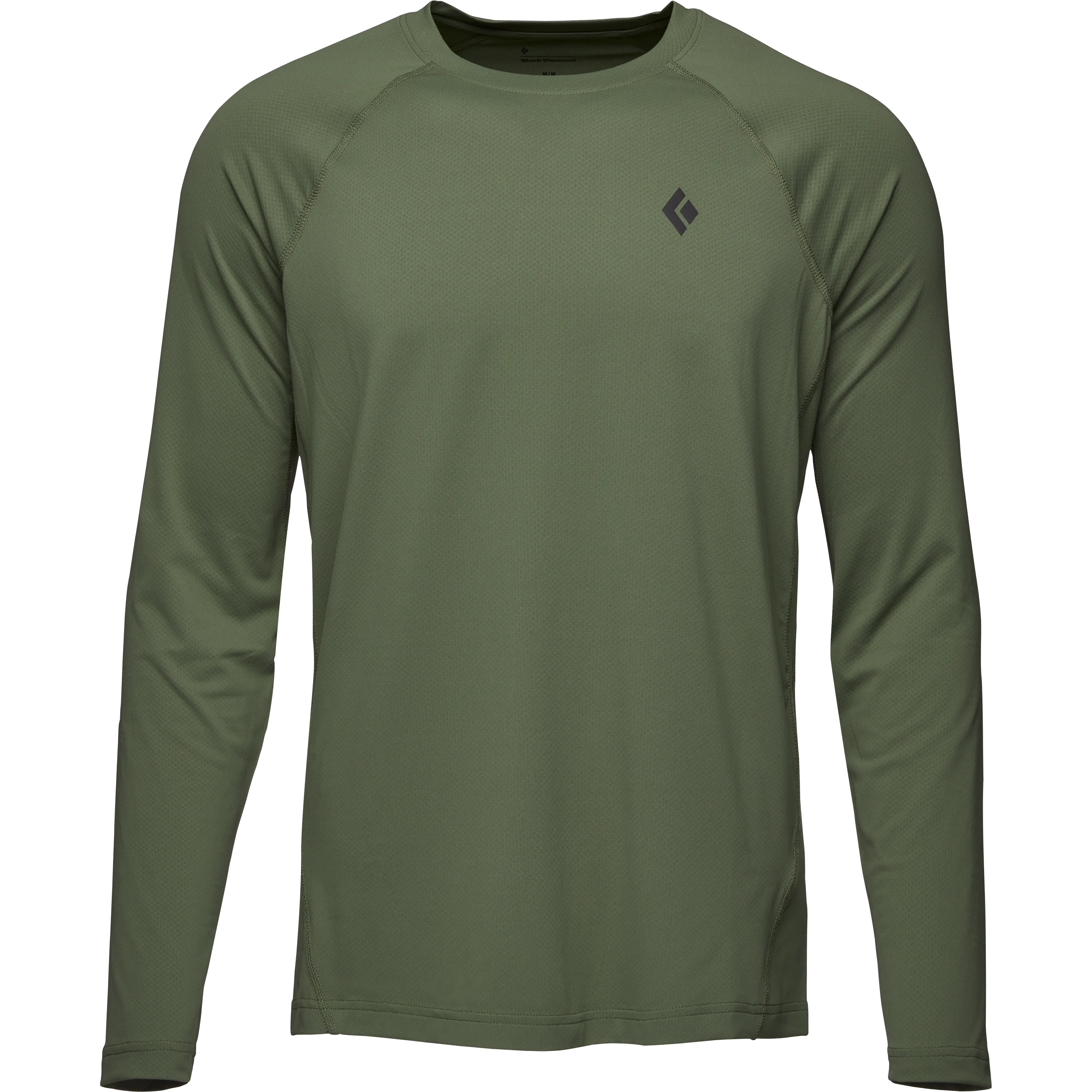 Black Diamond Alpenglow LS Crew Men - Tundra - S - Langærmet T-shirts