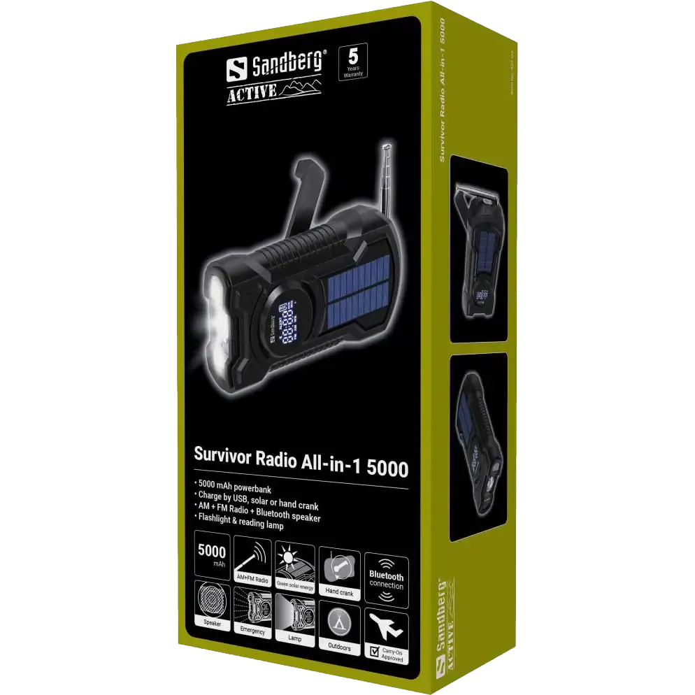 Sandberg Survivor Radio All-in-1 5000