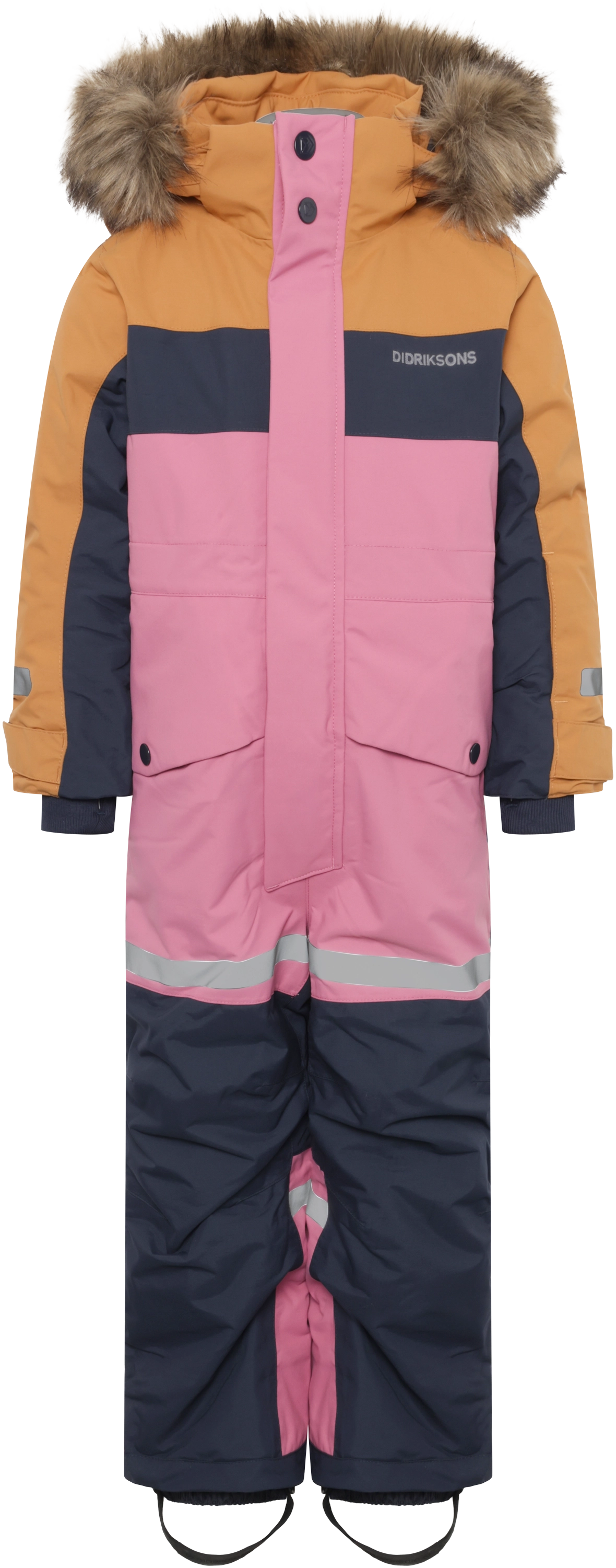 Didriksons Bjärven Kids Cover 4 flyverdragt - Heather Pink - 80 cm - Flyverdragter til børn