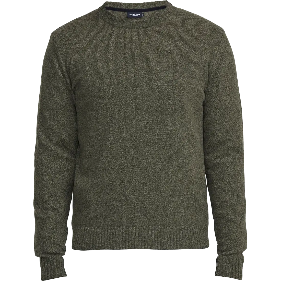Holebrook Charles Crew herresweater - Dusty Olive - XL - Striktrøjer