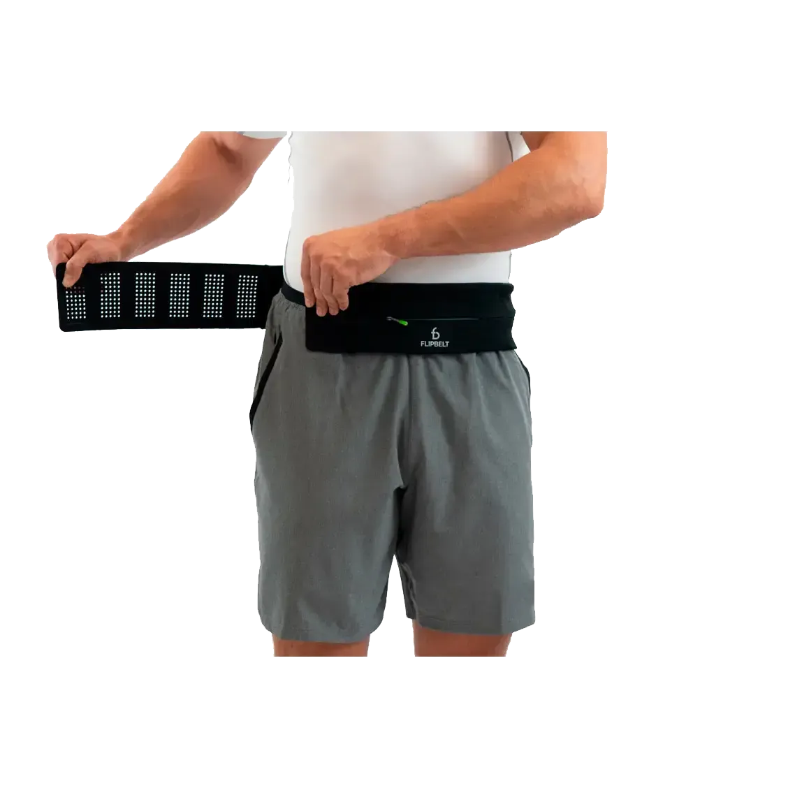 FlipBelt Zipper Adjustable Velcro løbebælte