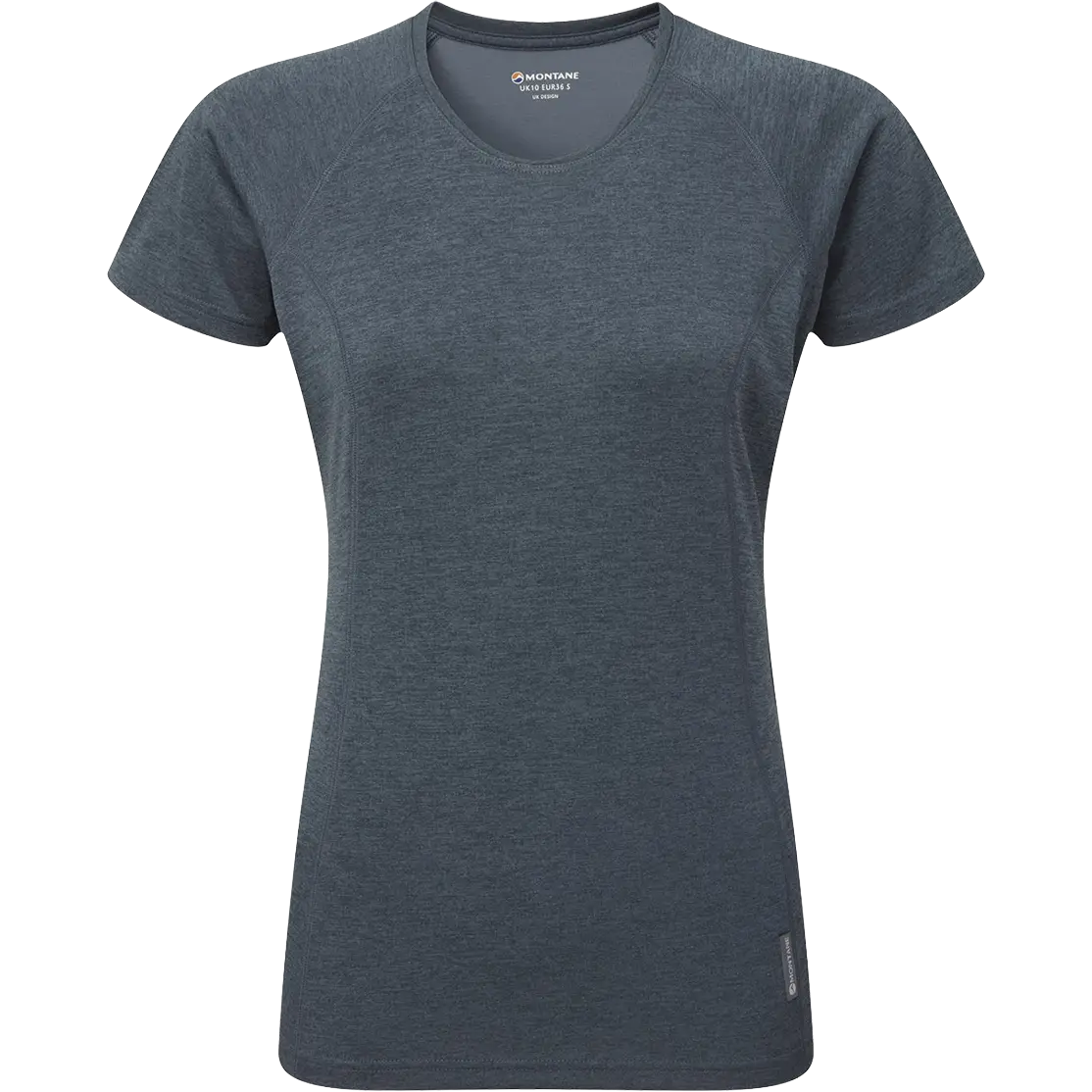 Montane Fem Dart T-shirt Women - Orion Blue - 34 - Kortærmet T-shirts