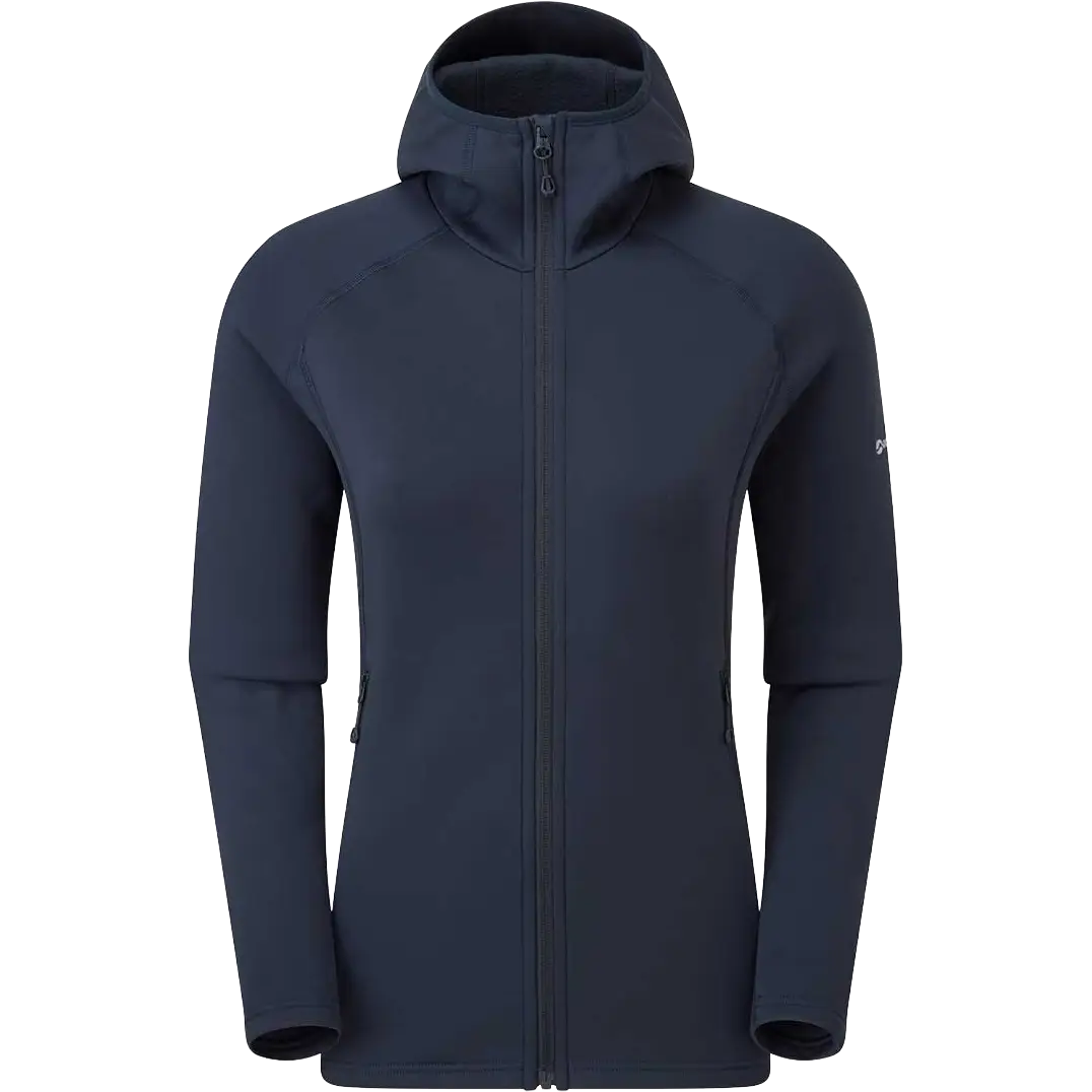 Montane Fury Hoodie Women damefleece - Eclipse Blue - S/36-38 - Fleecetrøjer