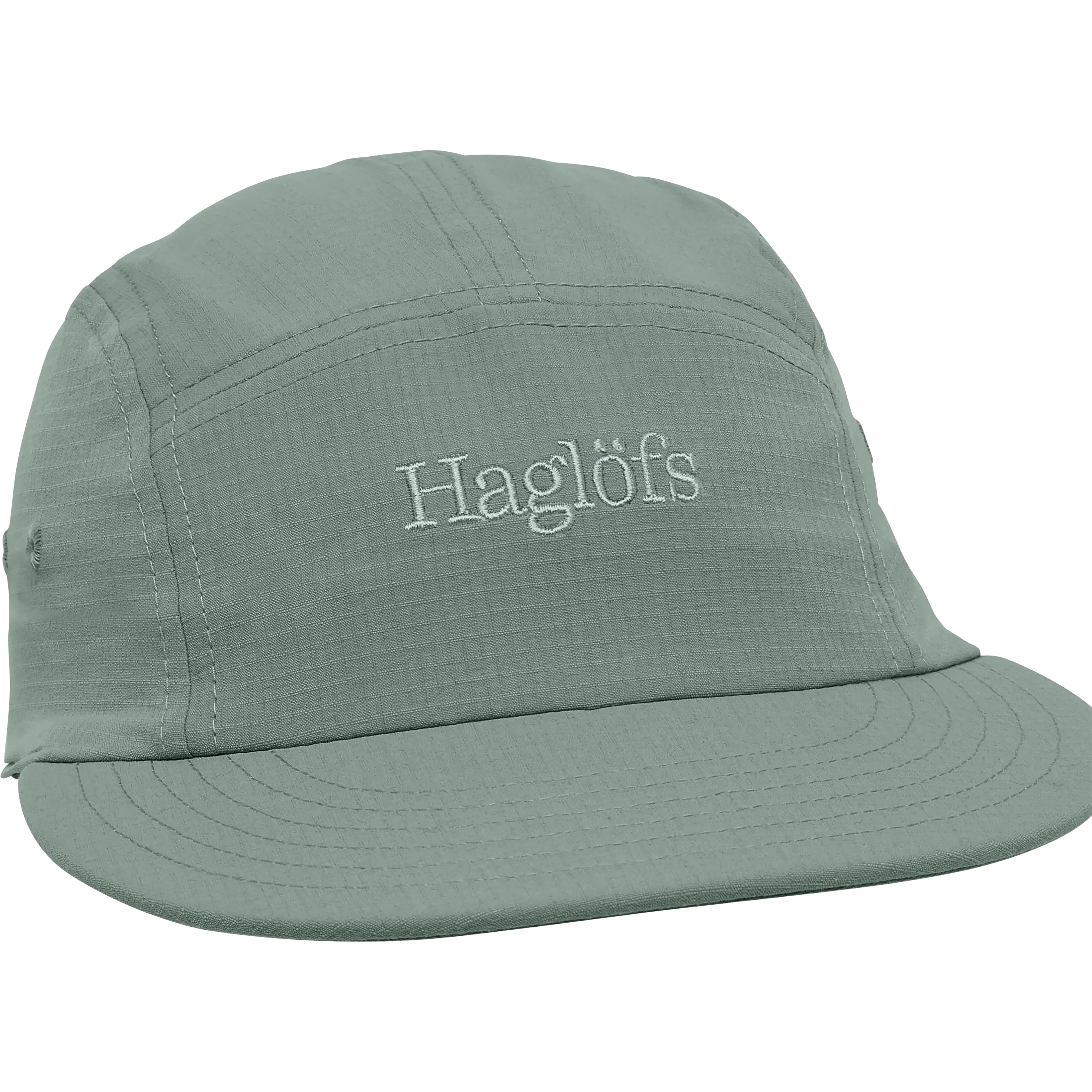 Haglöfs Brand Five Panel Cap - Chlorophyll Green - M/L - Pandebånd