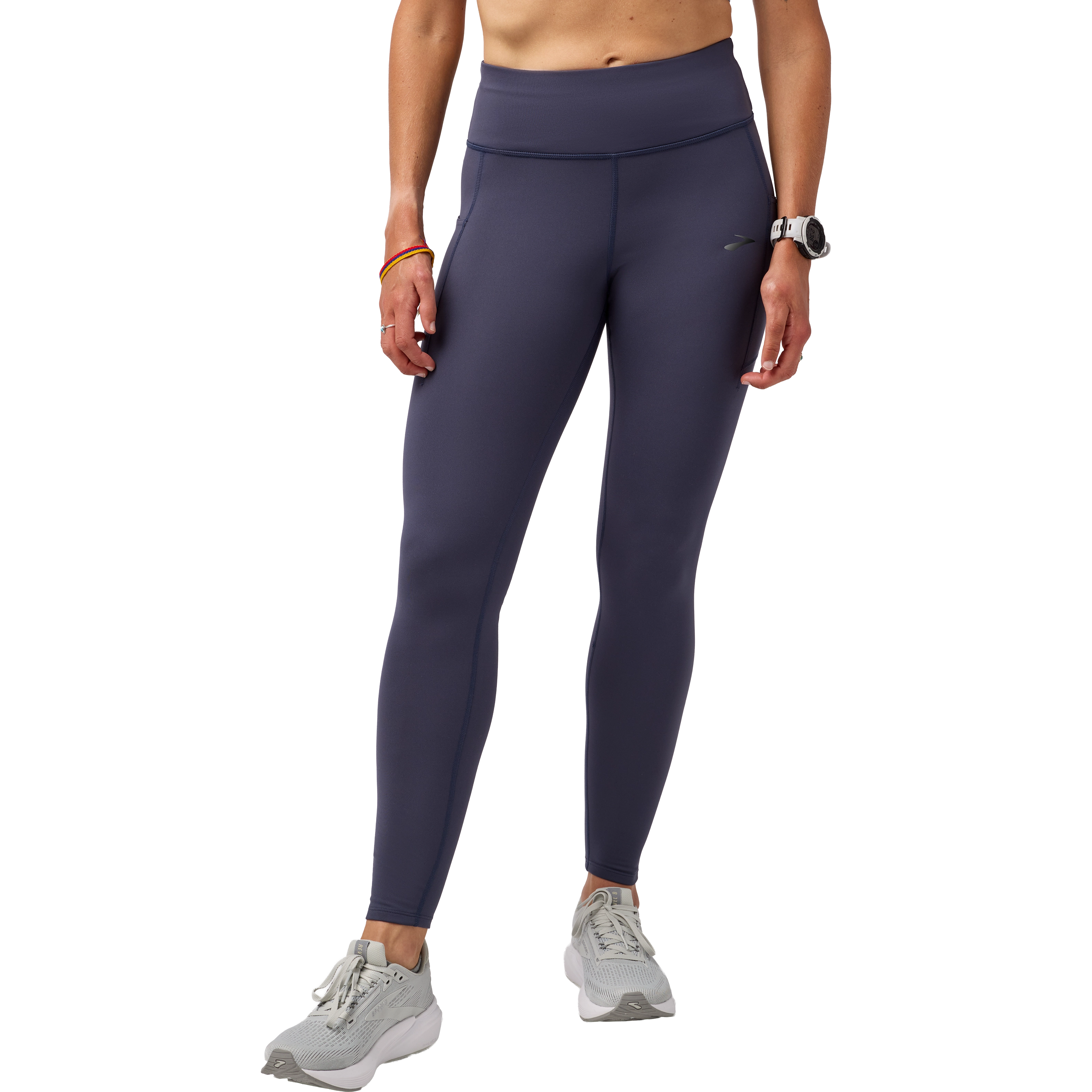 Brooks Momentum Thermal Tight 2.0 Women - Nightshadow - XL - Løbetights og bukser