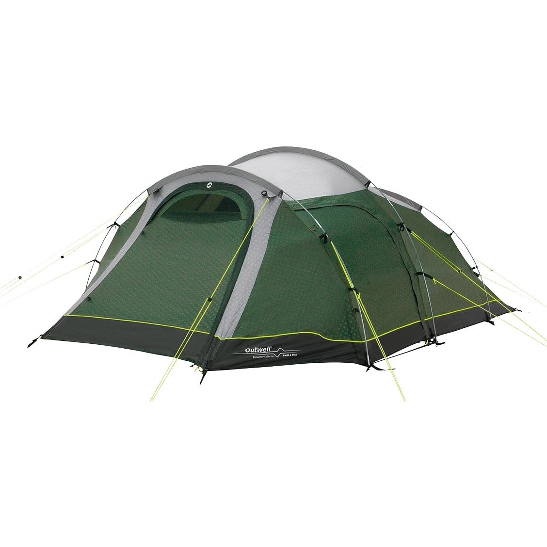 Outwell Earth 4 Plus telt 4 prs. - Green - One size - 4 personers telte
