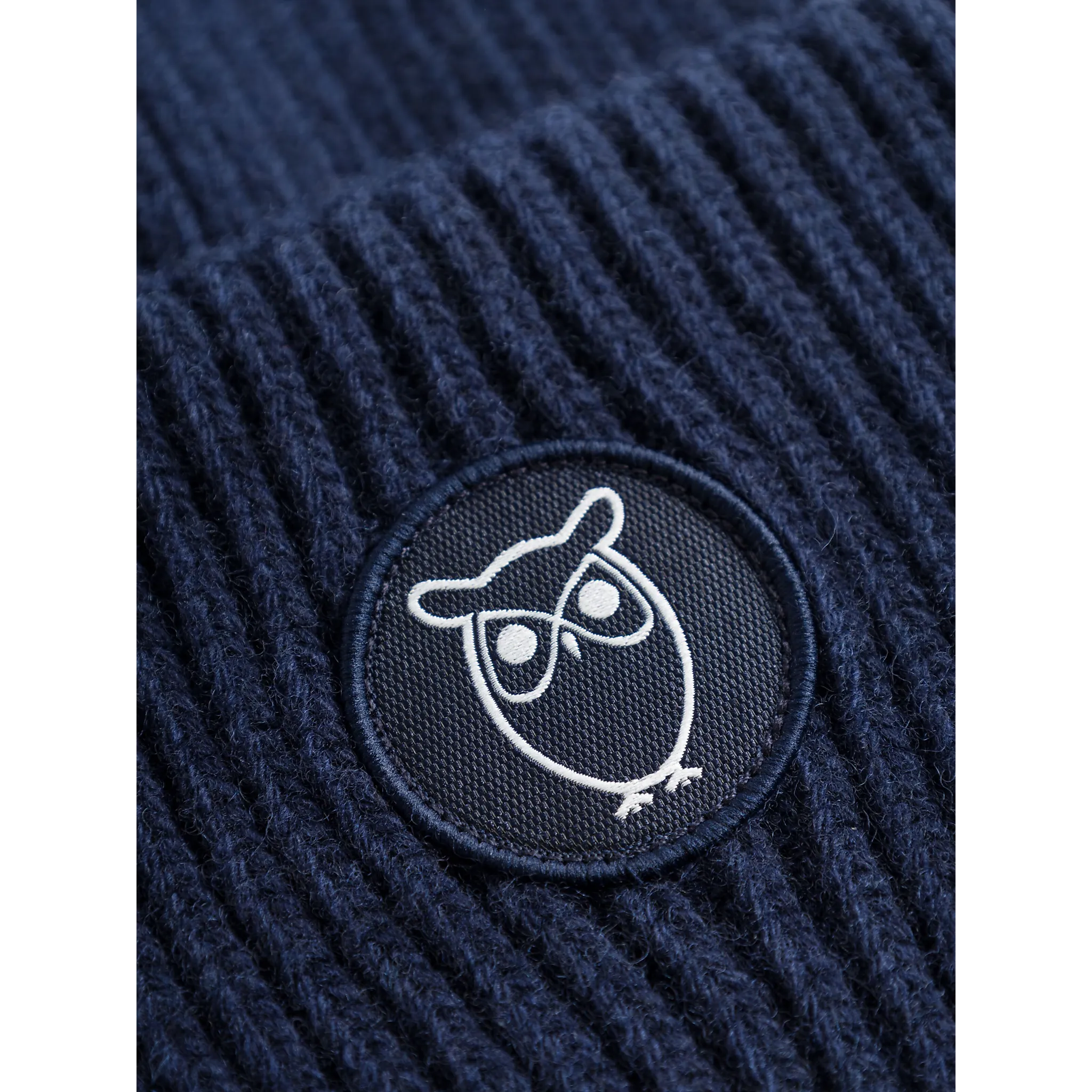 Wool Badge Beanie Women