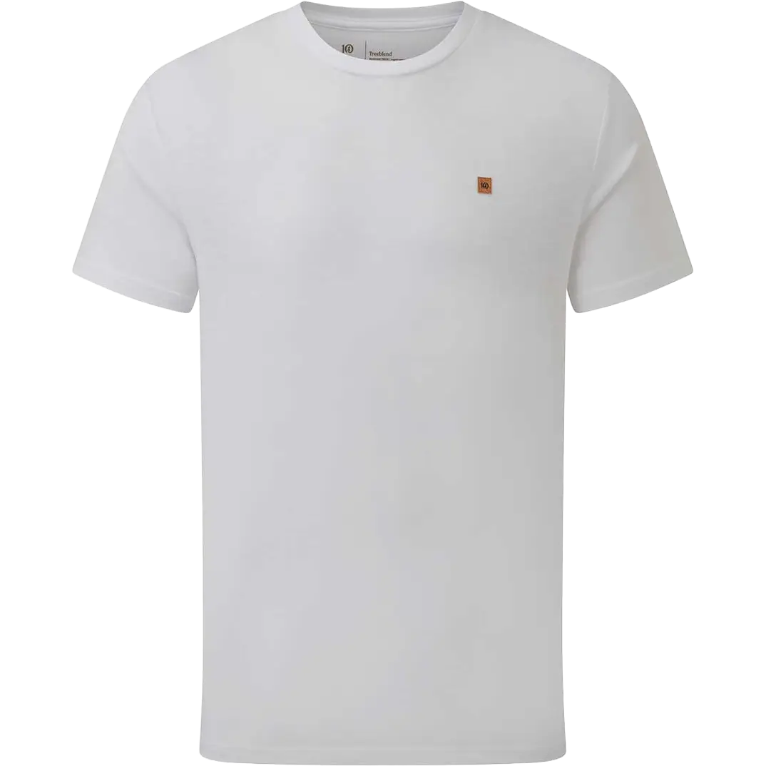Tentree TreeBlend Classic T-Shirt Men herre-T-shirt - White - S - Kortærmet T-shirts