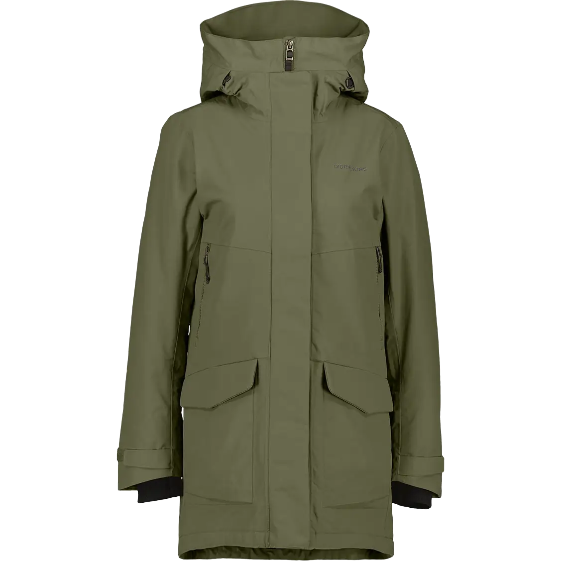 Didriksons Frida Parka 7 Women vinterjakke - Deep Green - 34 - Vinterjakker