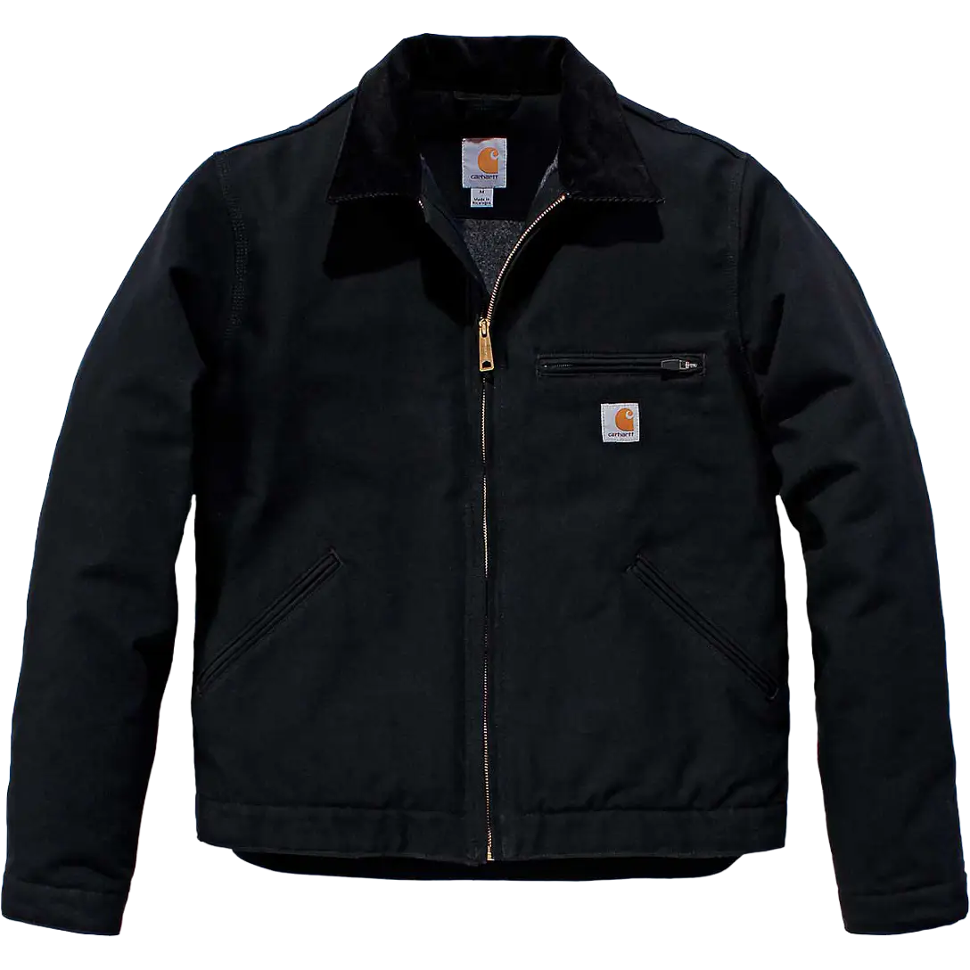 Carhartt Duck Detroit Jacket Men herrejakke - Black - XXL - Overgangsjakker