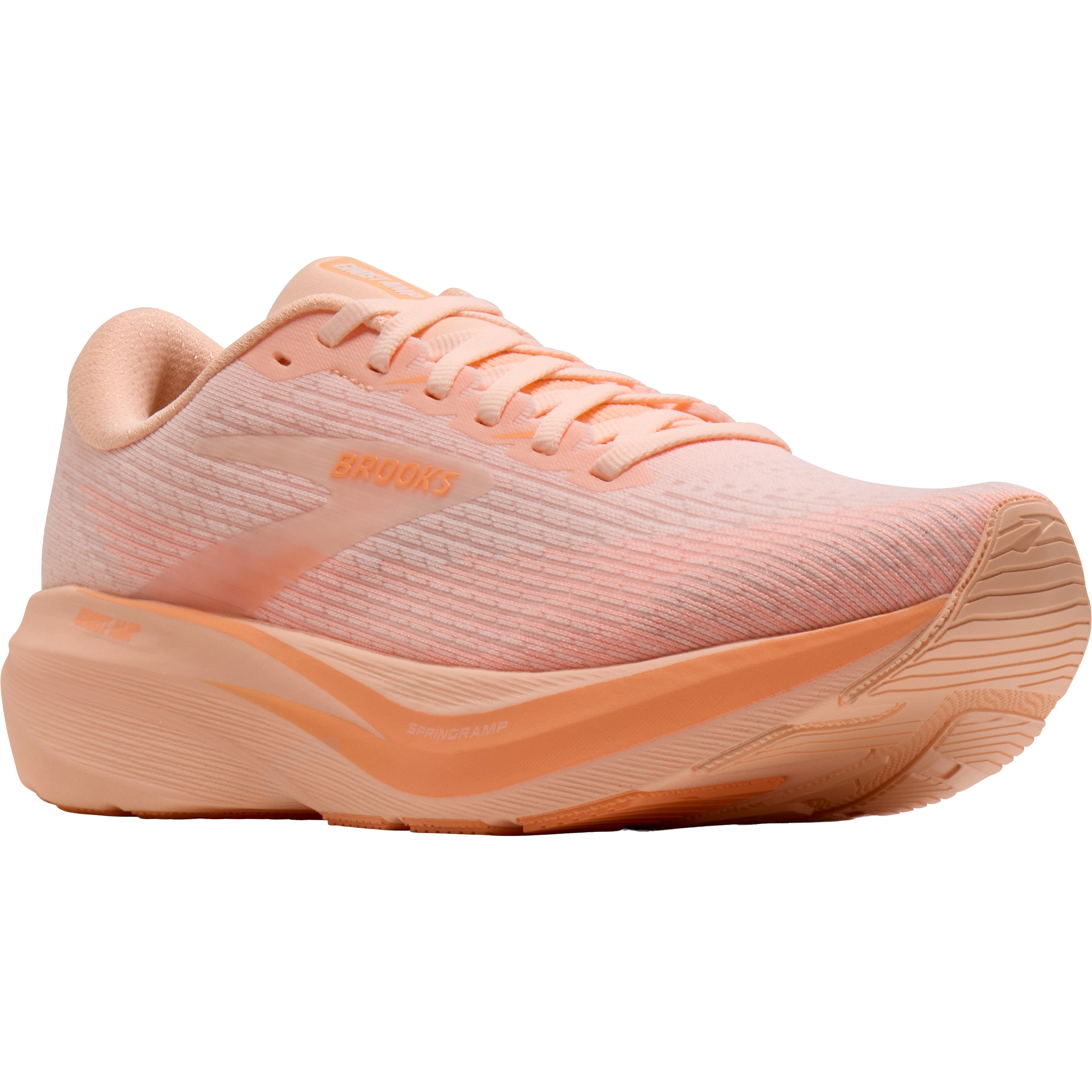 Brooks Ghost Amp Women - Peach - US8,5/UK6,5/40 - Løbesko