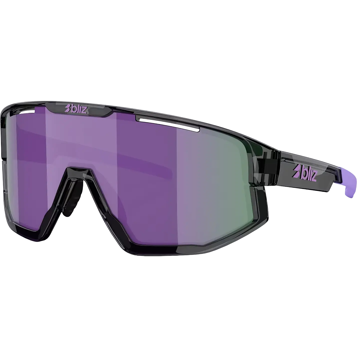 Bliz Fusion Small Unisex Sportsbriller - Crystal Black - One size - Solbriller