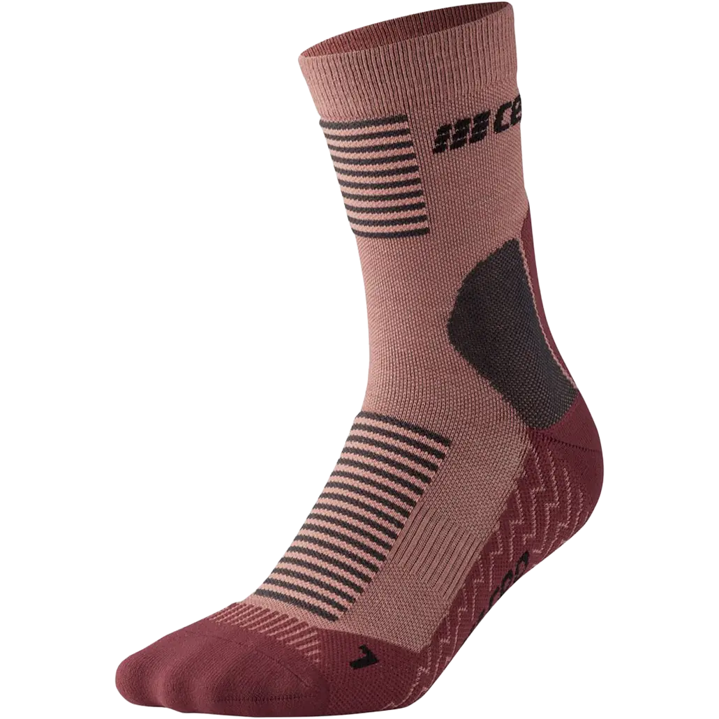 CEP Cold Weather Socks, Mid Cut, V2, Women - Rose - IV - Sportssokker