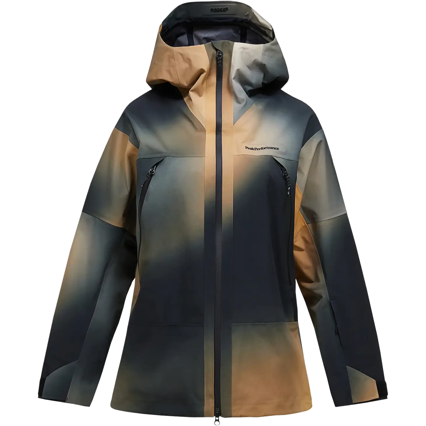 Peak Performance Edge 3L AOP Jacket Women - Powder Fade - S - Vinterjakker