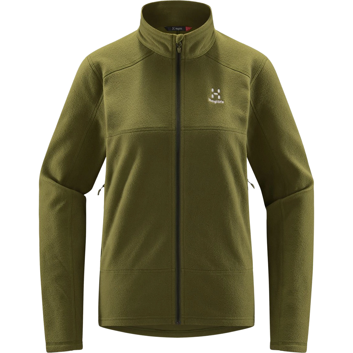 Haglöfs Buteo Mid Jacket Women damefleece - Olive Green - L - Fleecetrøjer