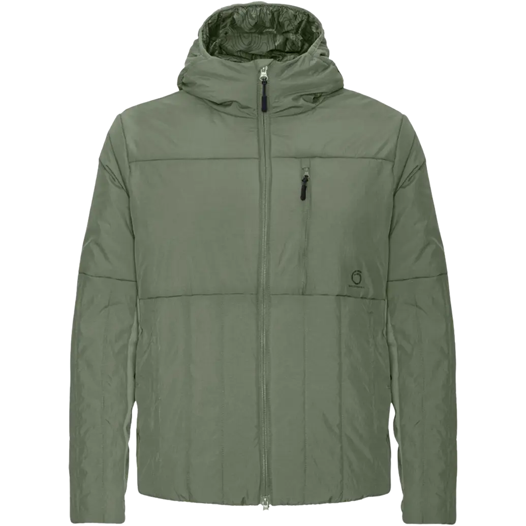 Superstainable Lund Padded Jacket Men Fiberjakke - Lark Green - L - Overgangsjakker