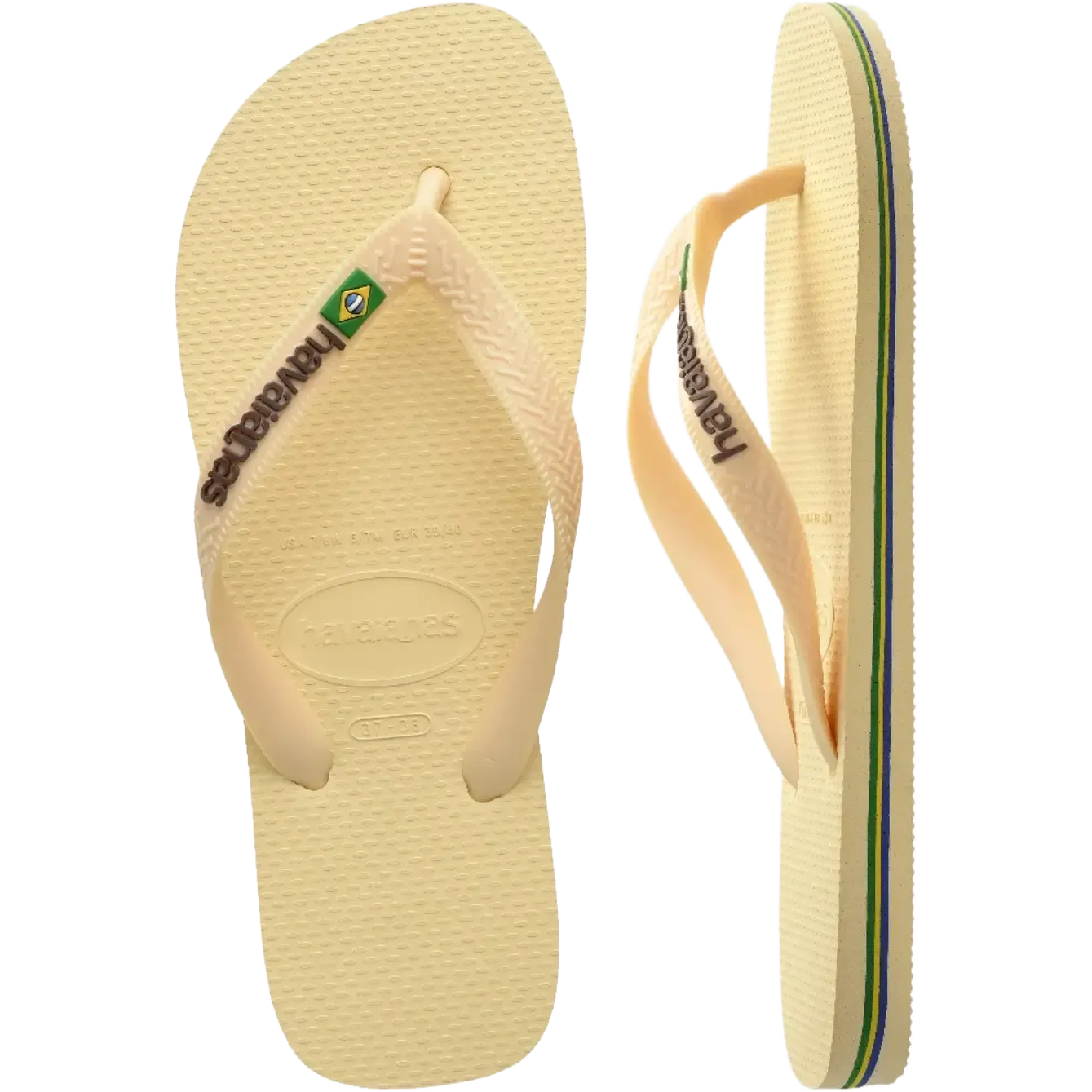 Brasil Logo Flip Flops Men