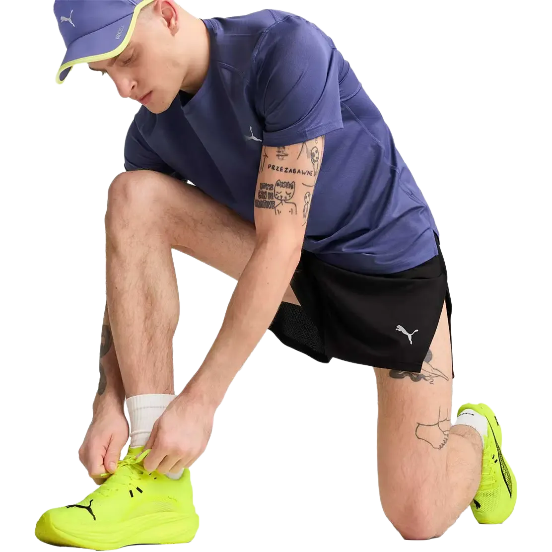 Run Knit 3 Split Short Men