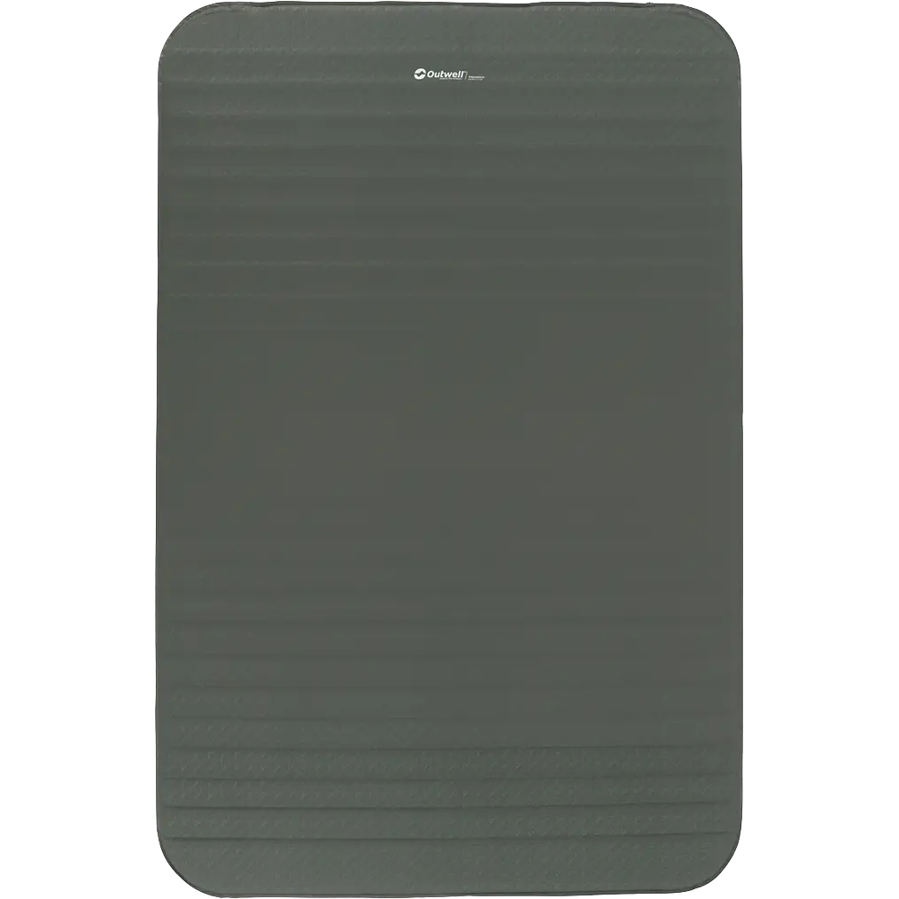 Outwell Dreamboat Double 7.5 cm - Dark Green - One size - Selvoppustelige liggeunderlag
