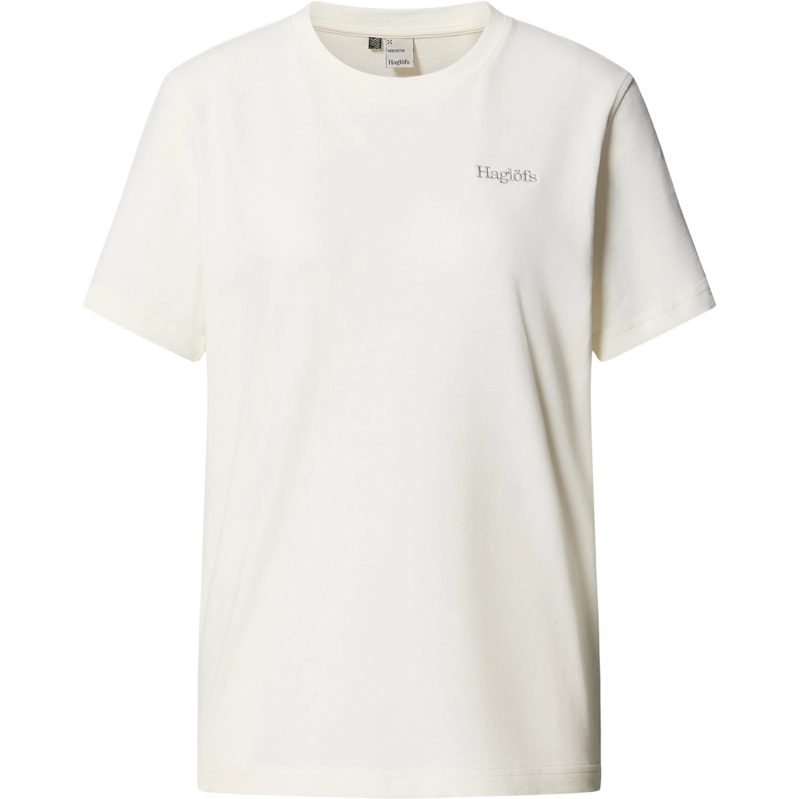 Haglöfs Tee Women dame-T-shirt - Soft White - S - Kortærmet T-shirts