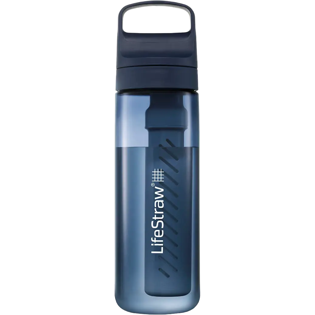 LifeStraw Go 2.0 Water Filter Bottle 22oz /0,65 liter - Aegan Sea - One size - Vandflaske