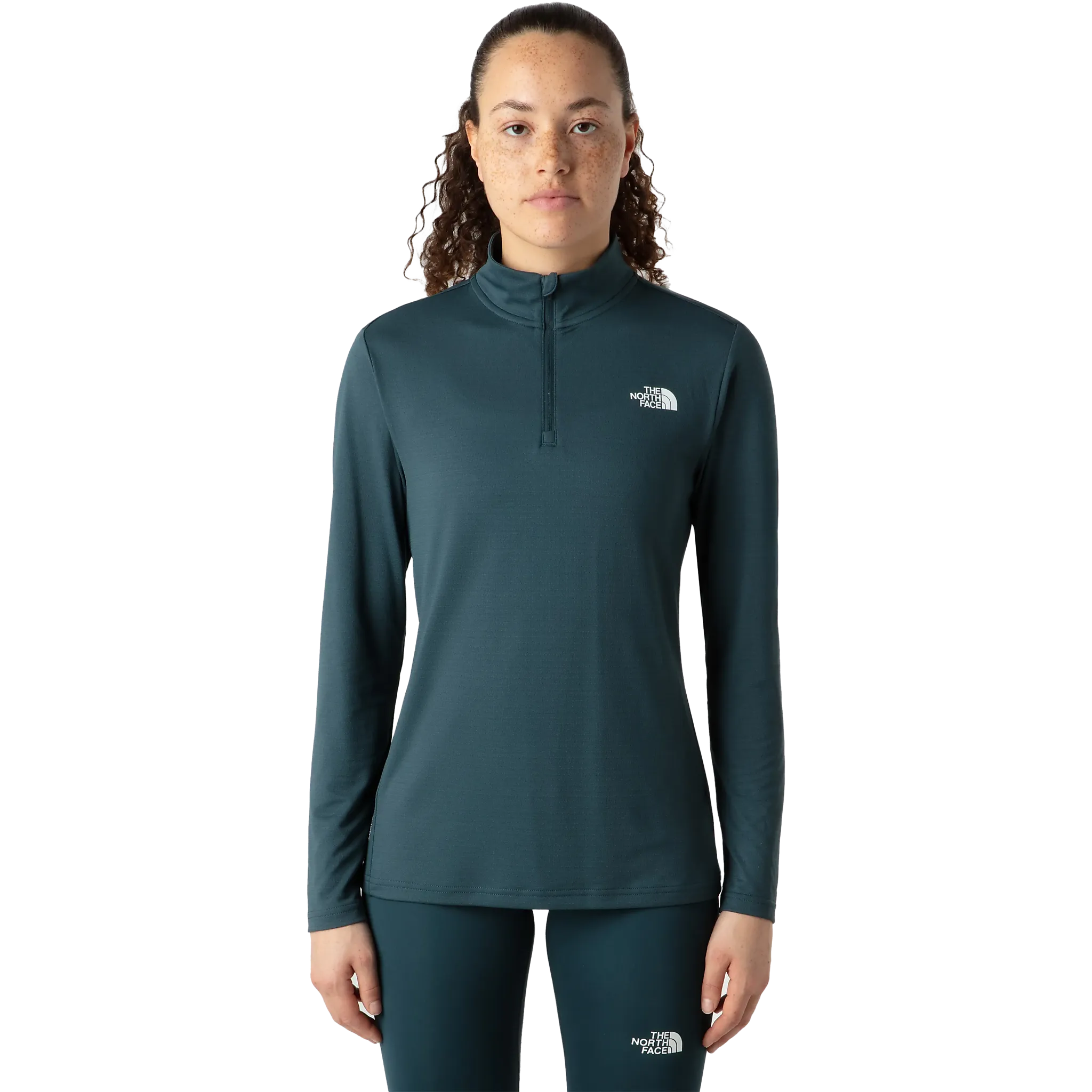 Flex 1/4 Zip Tee Slim Women