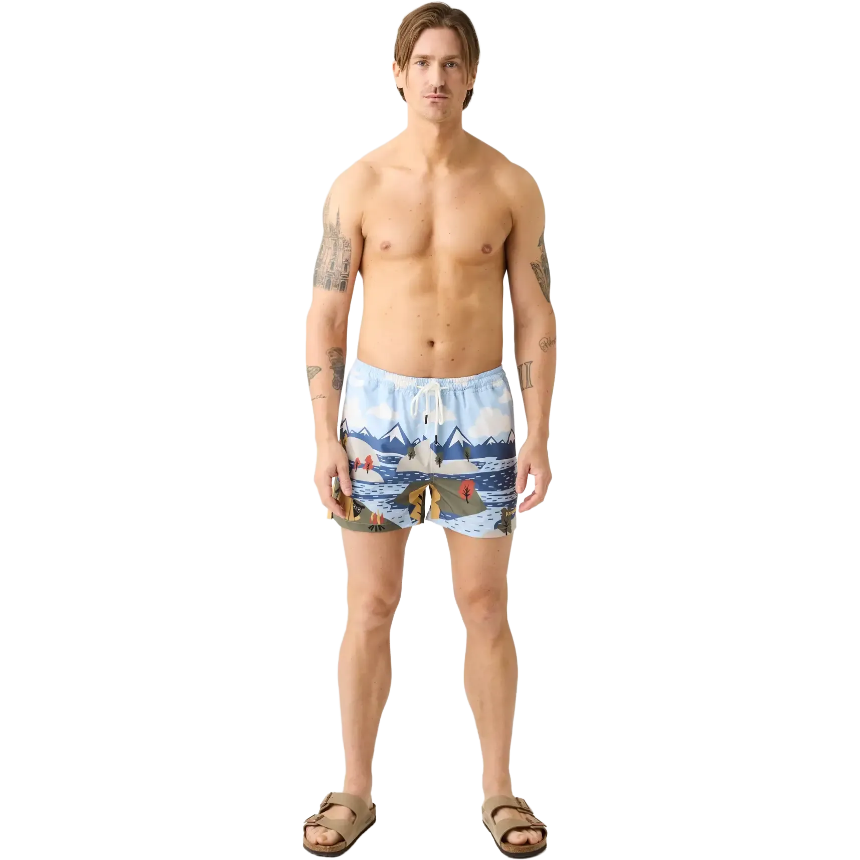 Stretch Landscape AOP Swimshorts Men