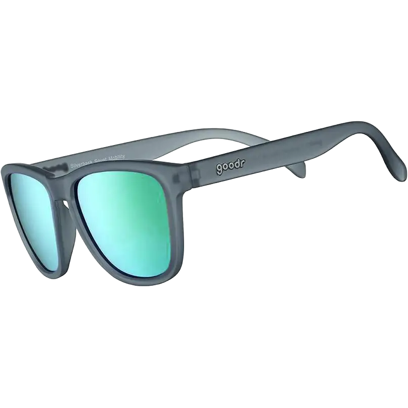 Goodr Silverback Squat Mobility Solbrille - Grå/Grøn - One size - Solbriller