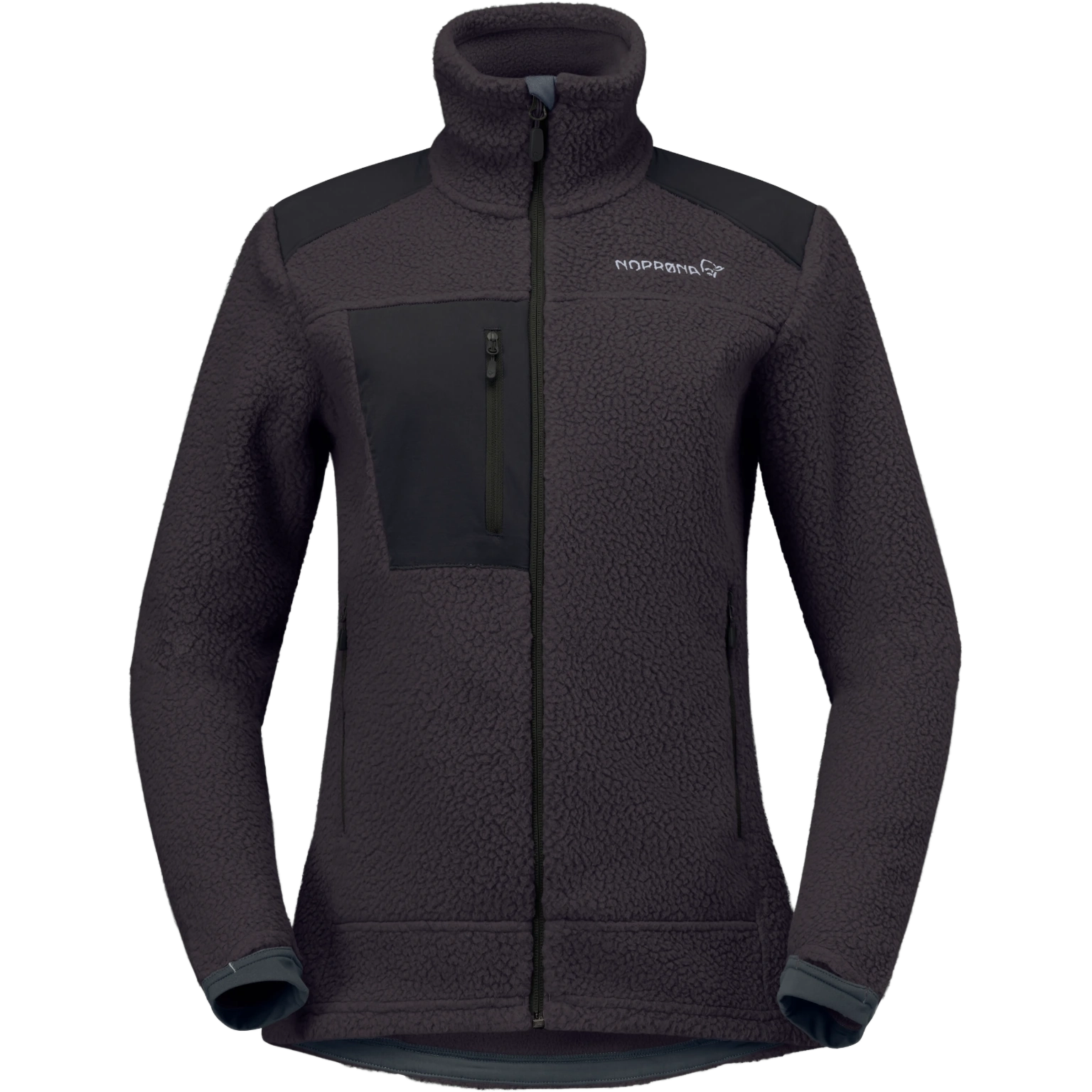 Norrøna Trollveggen Warm3 Jacket Women - Phantom - Fleecetrøjer