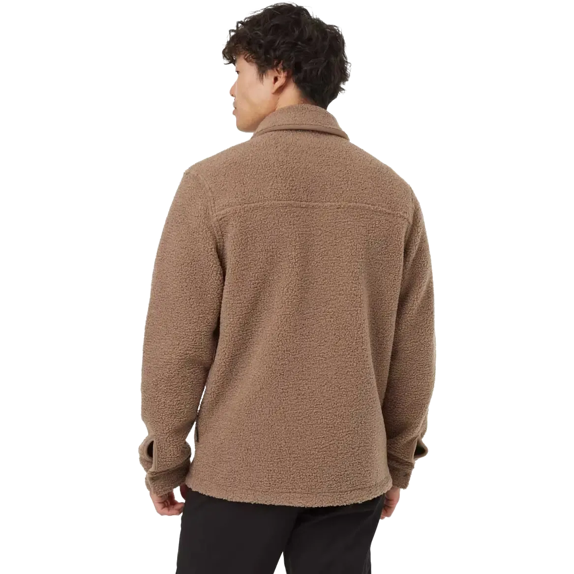 Reversible Recycled Boucle Fleece Shacket sommerjakke