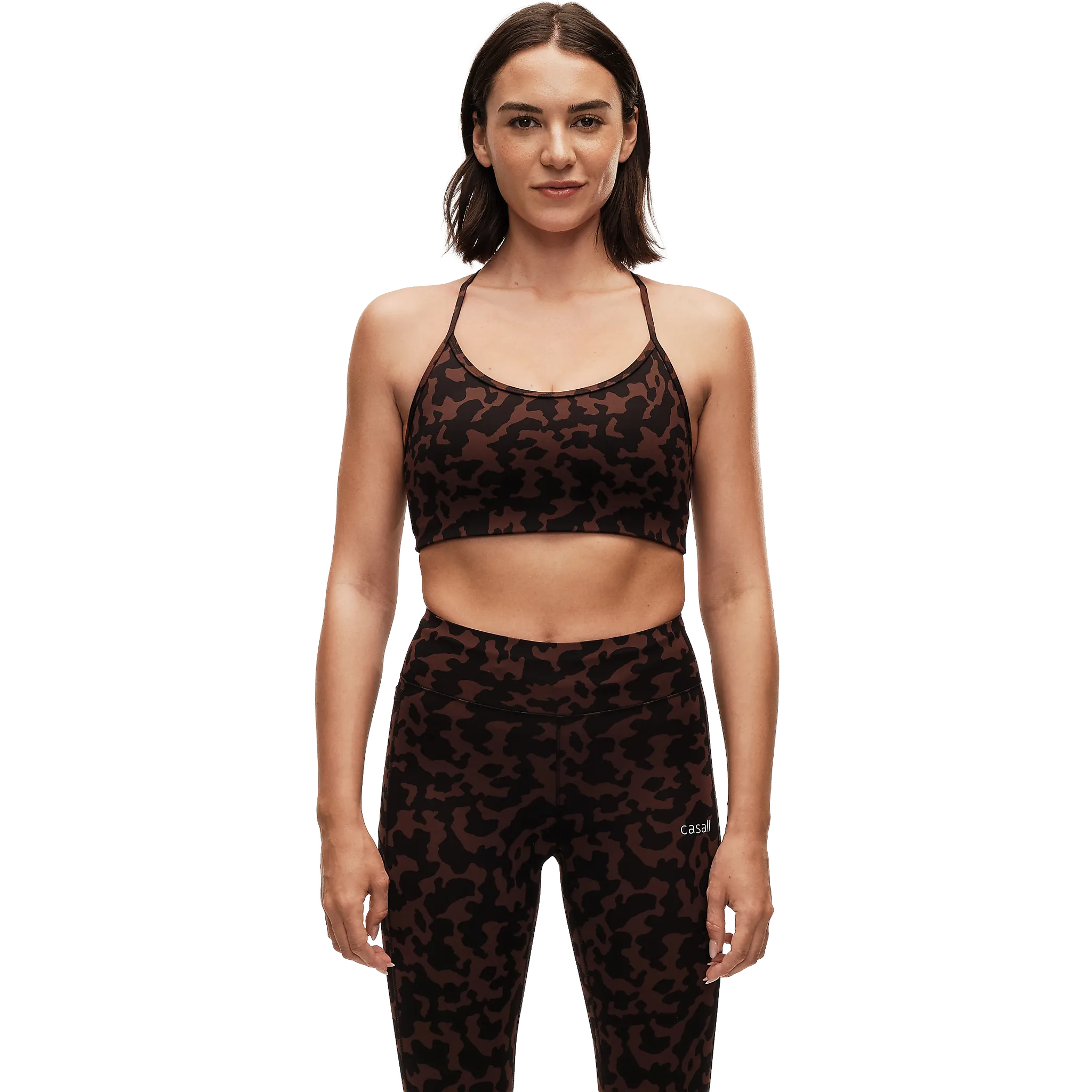 Sleek Strappy Sports Bra Printed