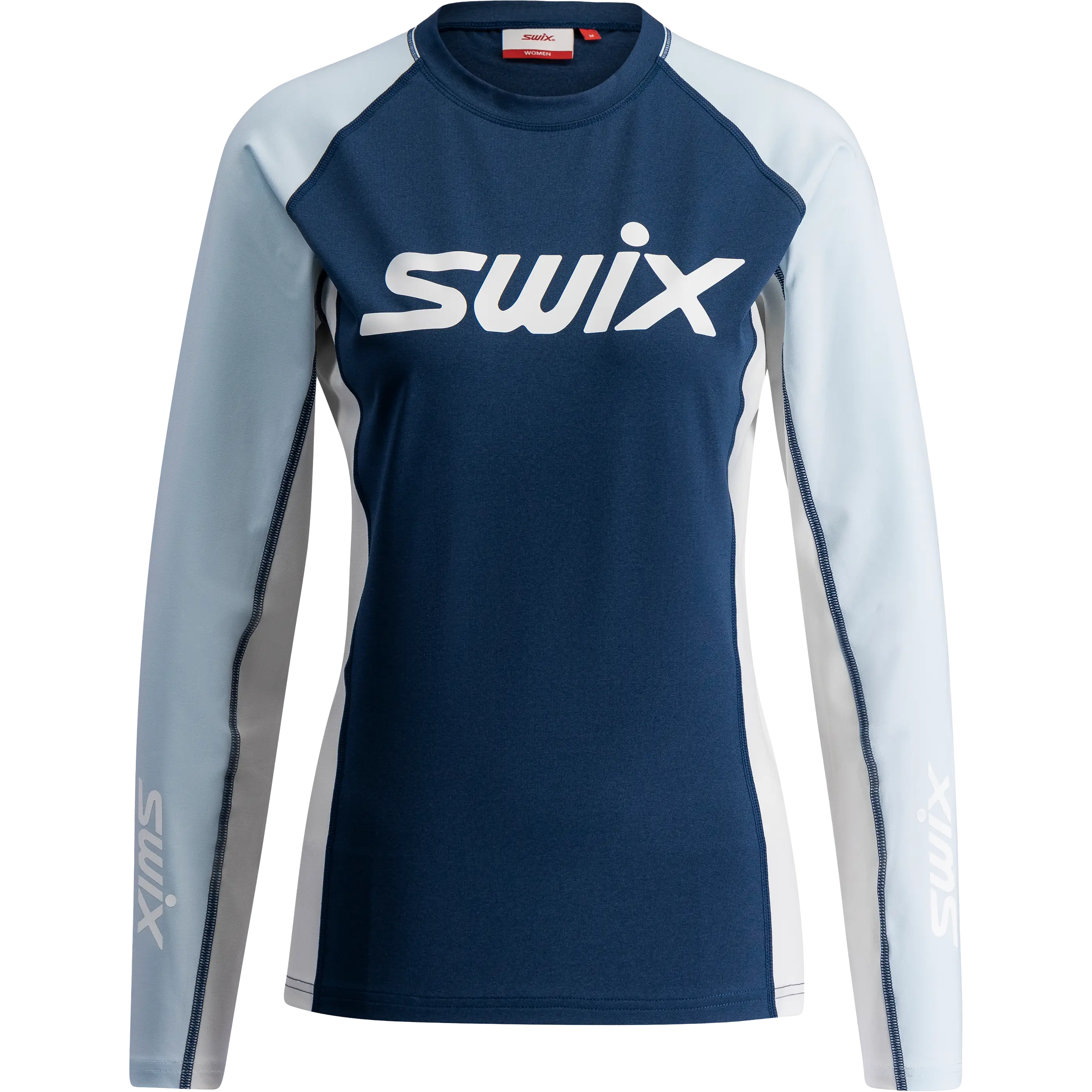 Swix RaceX Dry Long Sleeve Women undertrøje - Lake Blue - L - Skiundertøj
