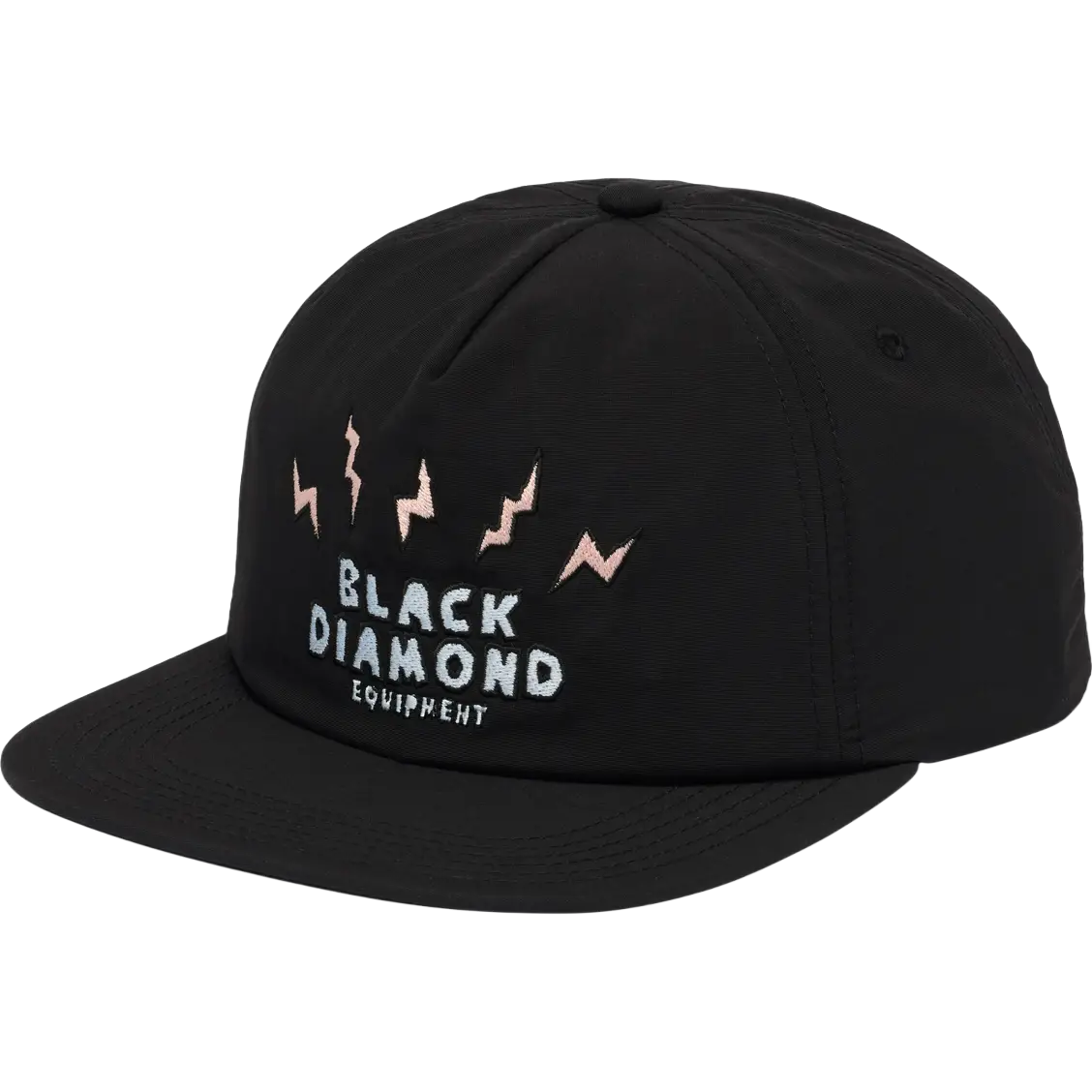 Black Diamond Synthetic Surf Hat kasket - Black/Lightning Bolts - One size