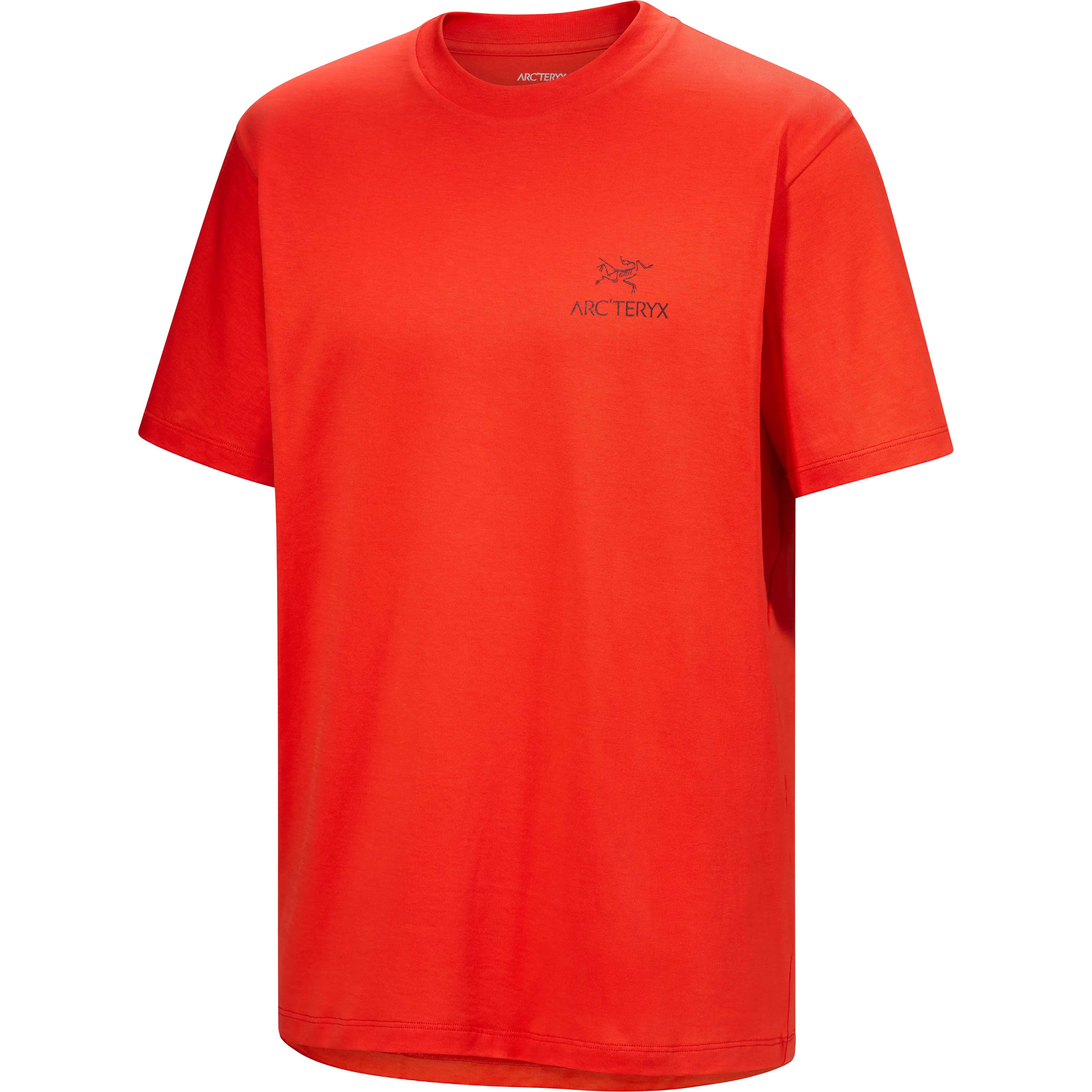 Arcteryx Kragg SL Cotton Bird Word SS Men herre-T-shirt - Dynasty / Mars - Kortærmet T-shirts