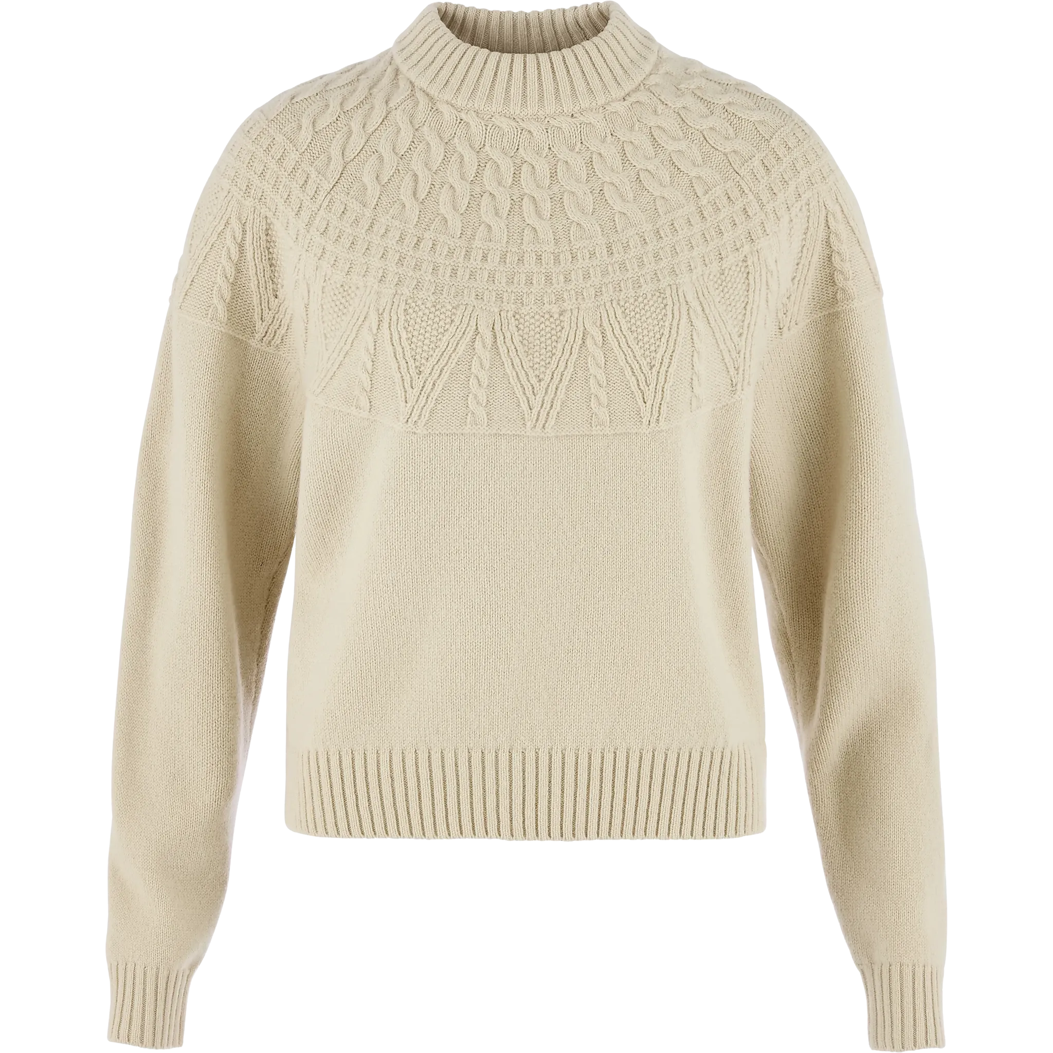 Övik Solid Jacquard Knit Women